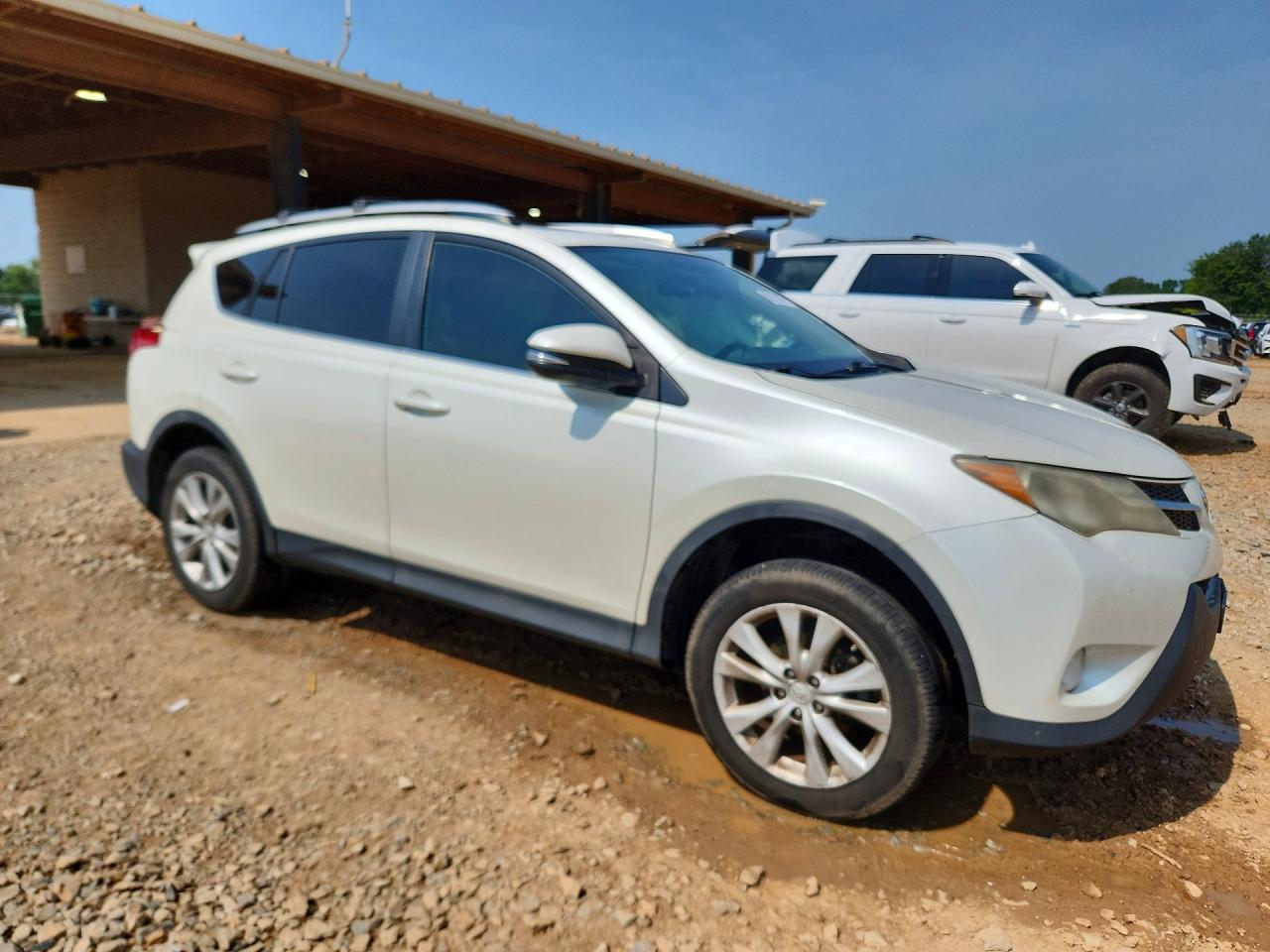 2013 Toyota Rav4 Limited White vin: 2T3YFREVXDW046317