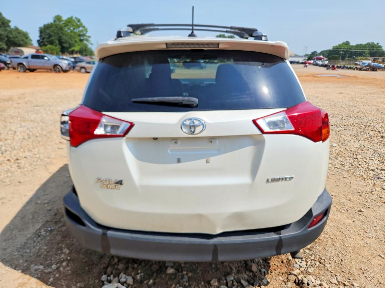 2013 Toyota Rav4 Limited White vin: 2T3YFREVXDW046317