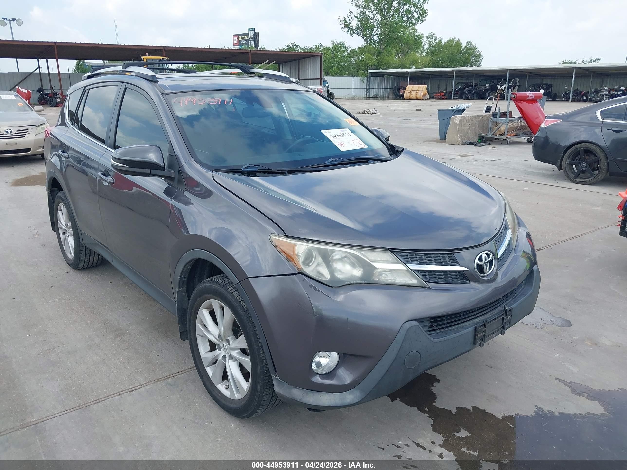 2014 Toyota Rav4 Limited Gray vin: 2T3YFREVXEW109577
