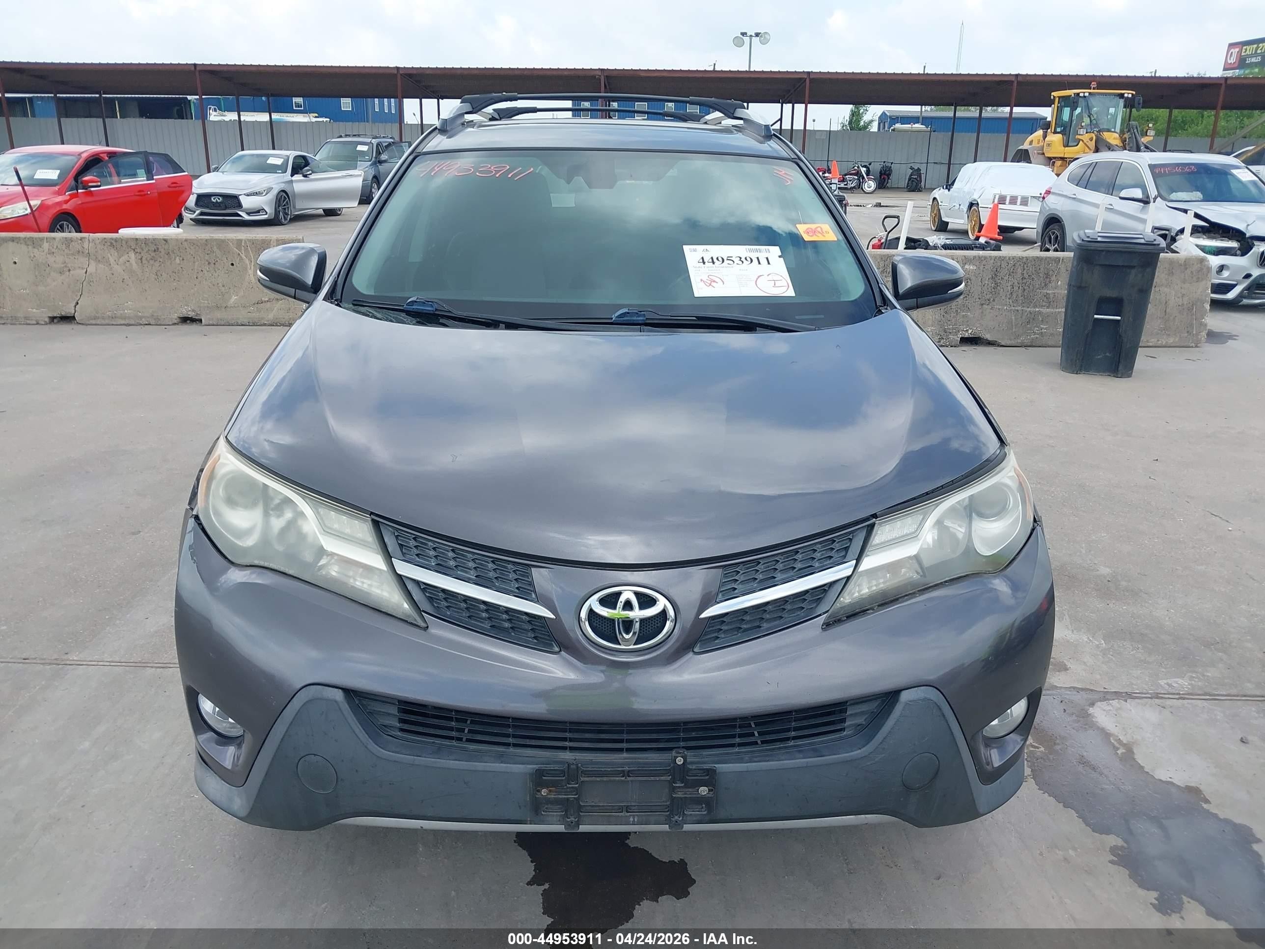 2014 Toyota Rav4 Limited Gray vin: 2T3YFREVXEW109577