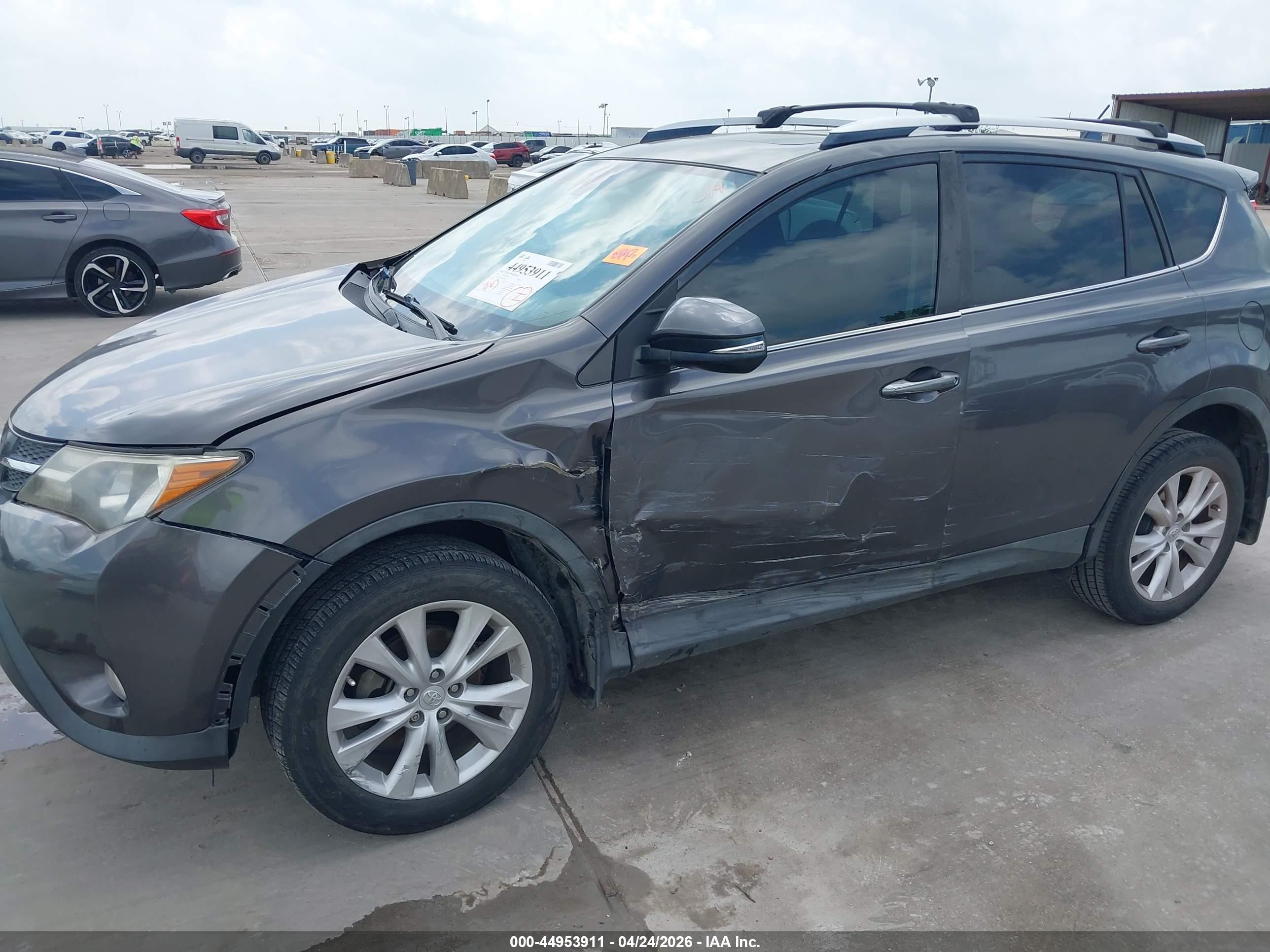 2014 Toyota Rav4 Limited Gray vin: 2T3YFREVXEW109577