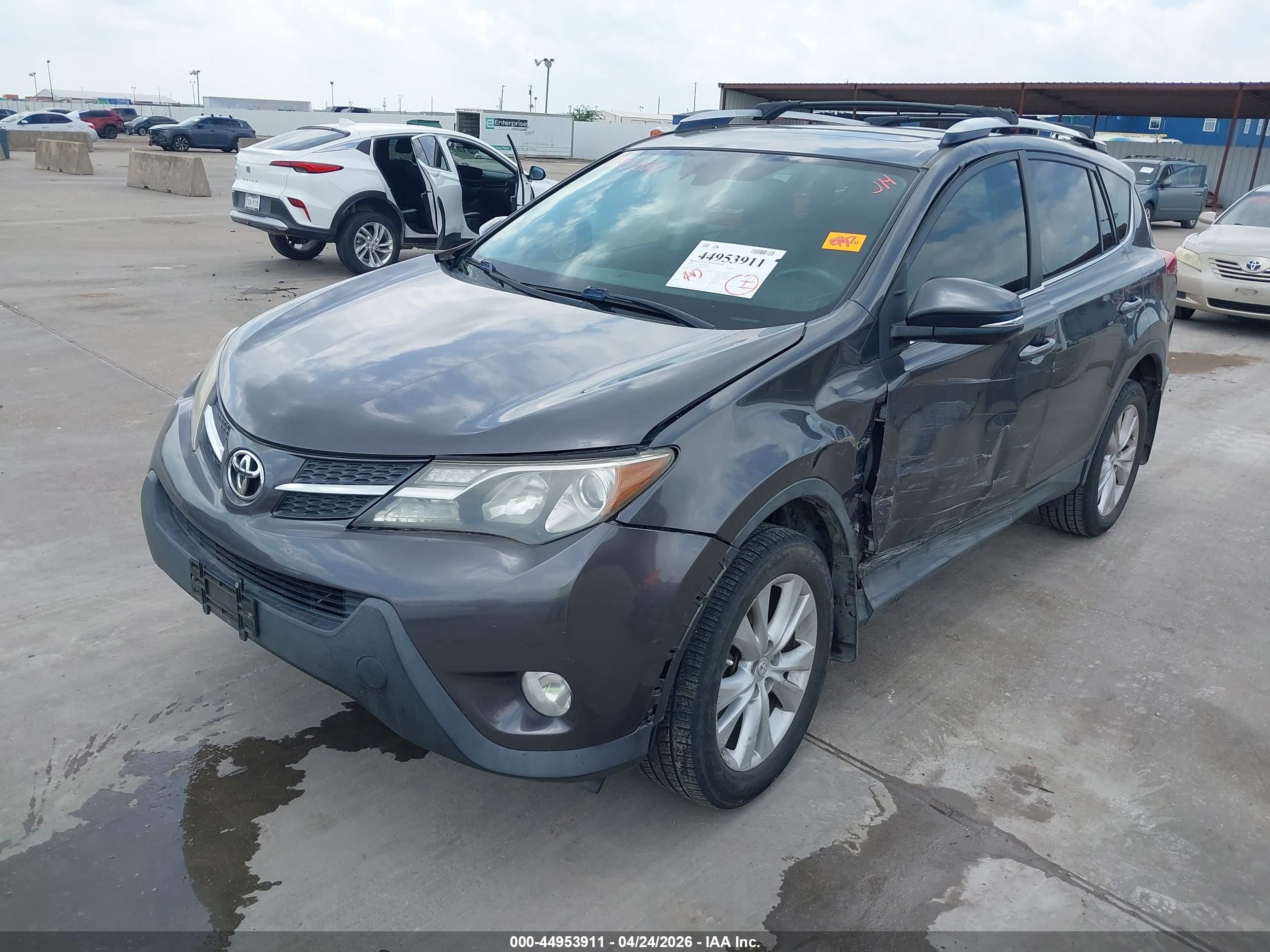 2014 Toyota Rav4 Limited Gray vin: 2T3YFREVXEW109577
