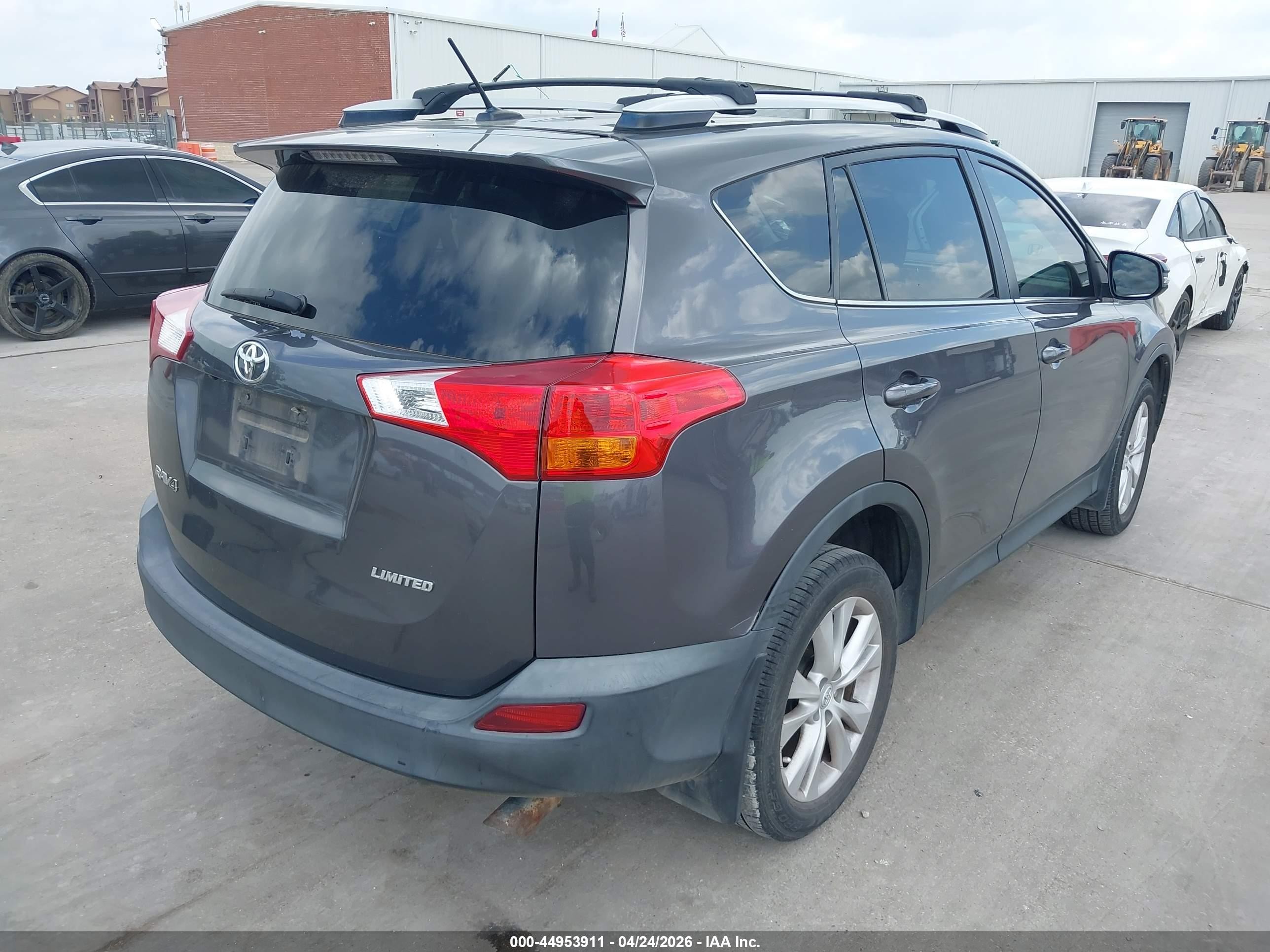 2014 Toyota Rav4 Limited Gray vin: 2T3YFREVXEW109577