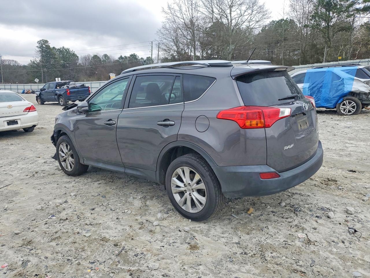 2014 Toyota Rav4 Limited Gray vin: 2T3YFREVXEW118537