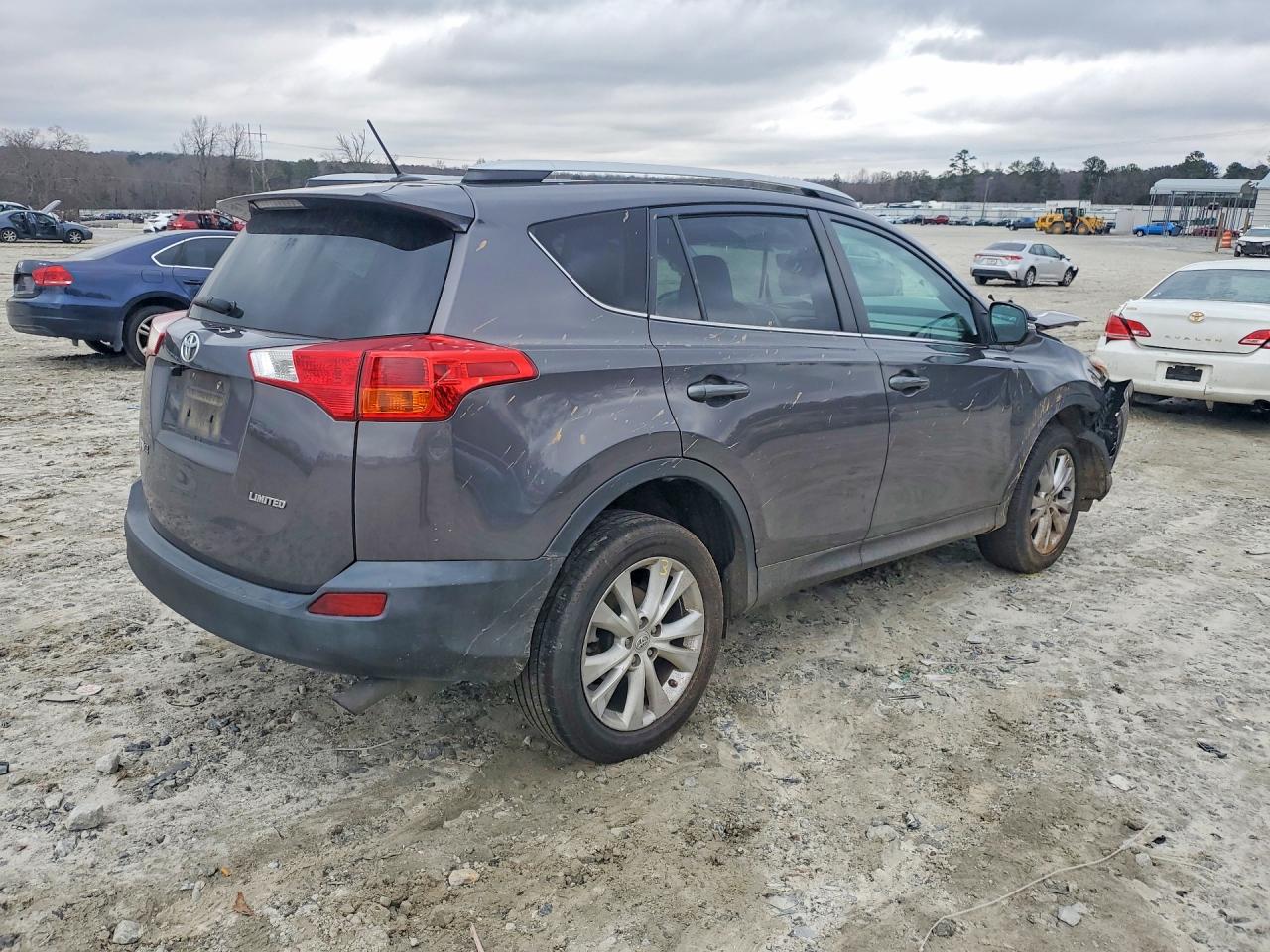 2014 Toyota Rav4 Limited Gray vin: 2T3YFREVXEW118537