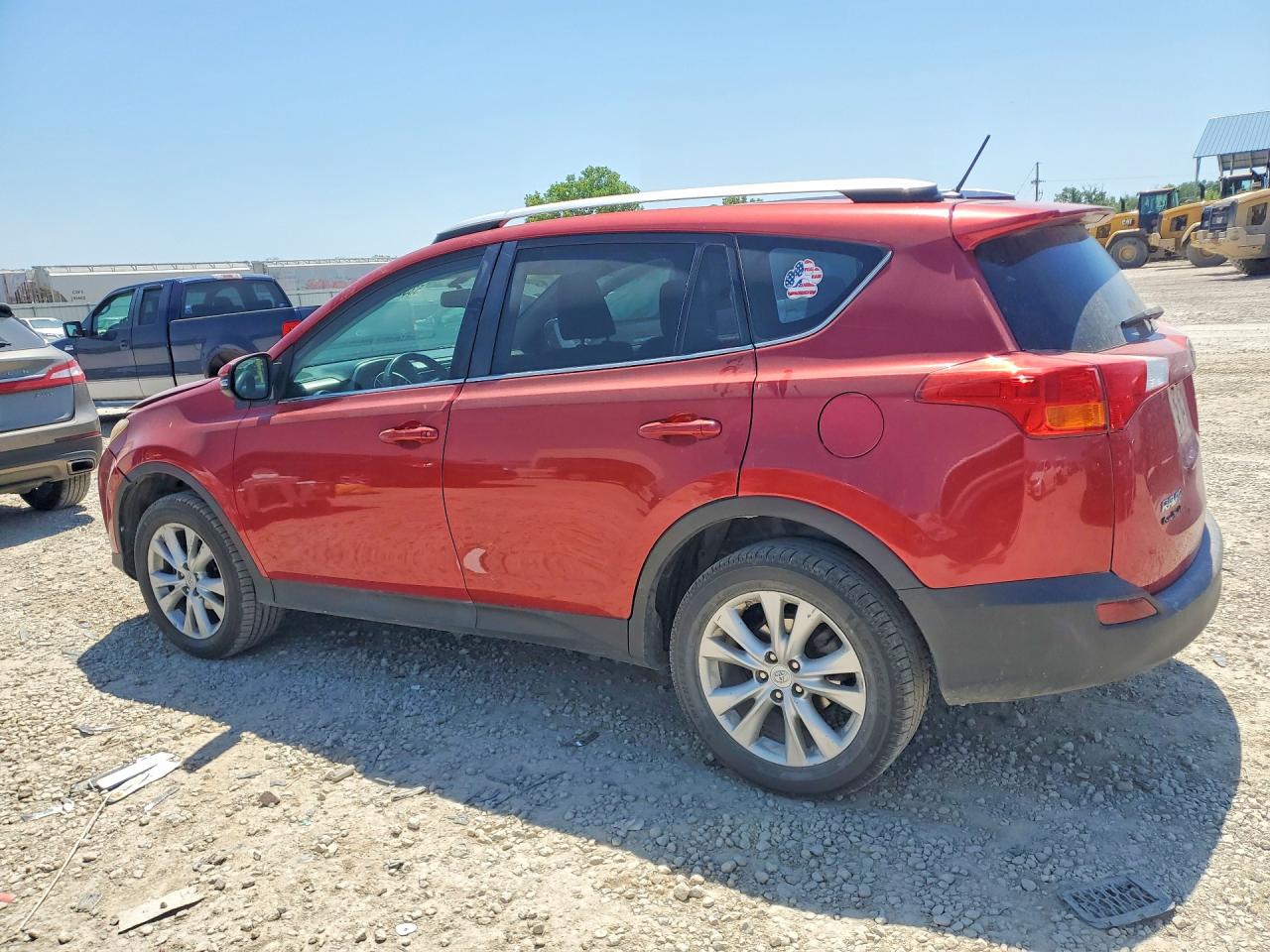 2015 Toyota Rav4 Limited Красный vin: 2T3YFREVXFW158263