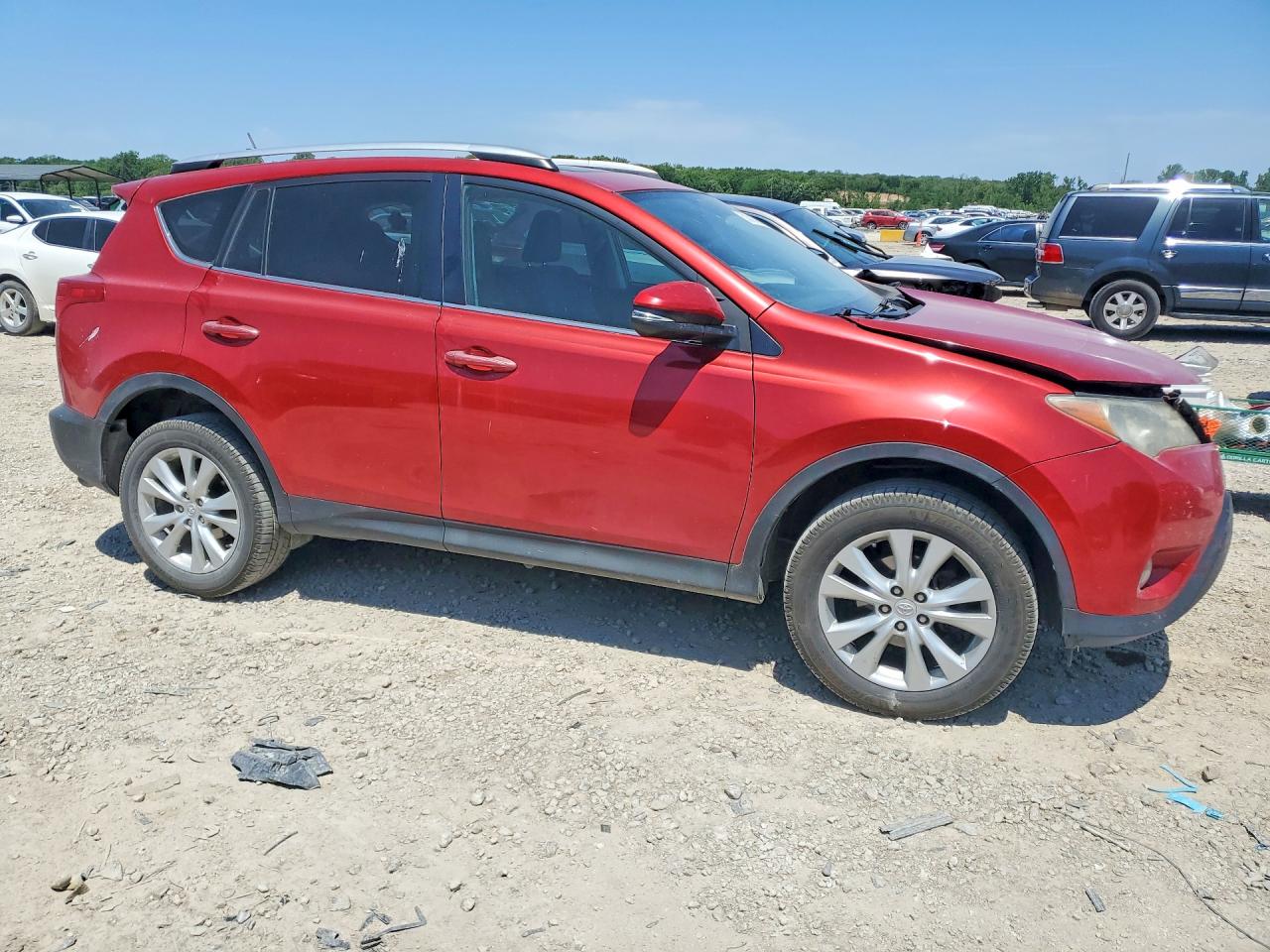 2015 Toyota Rav4 Limited Красный vin: 2T3YFREVXFW158263