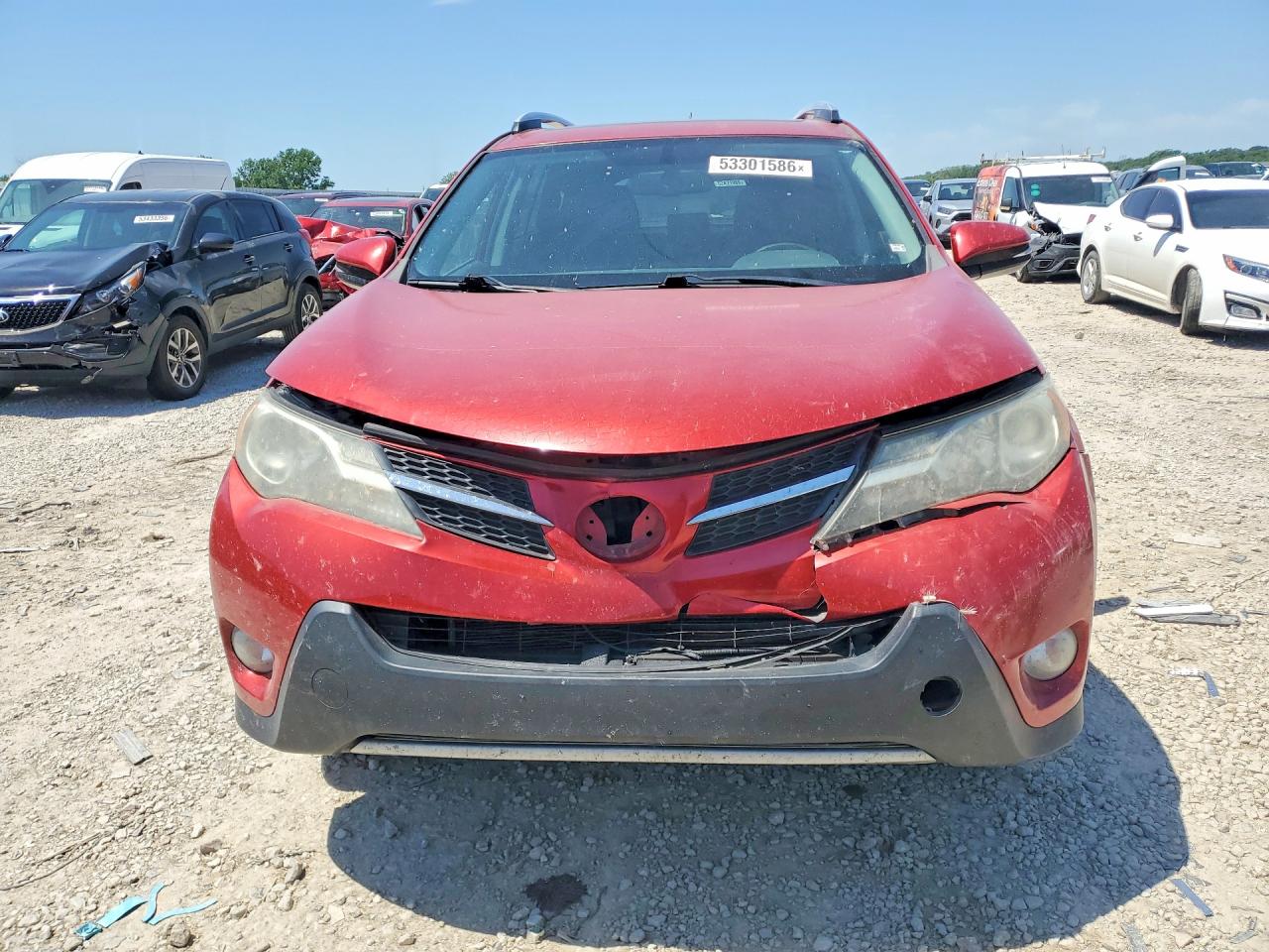 2015 Toyota Rav4 Limited Красный vin: 2T3YFREVXFW158263