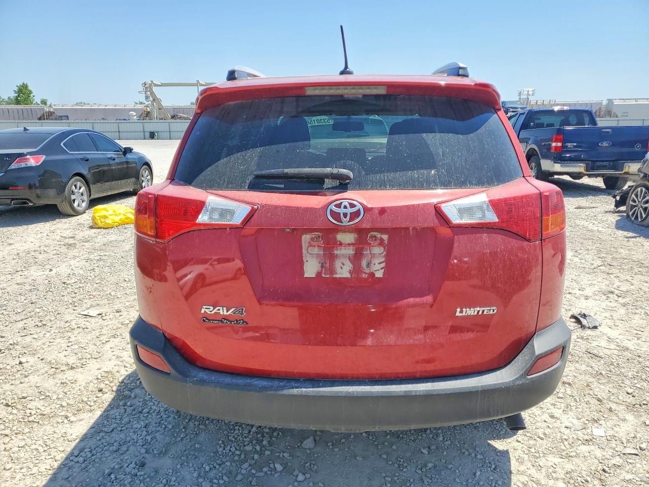 2015 Toyota Rav4 Limited Красный vin: 2T3YFREVXFW158263