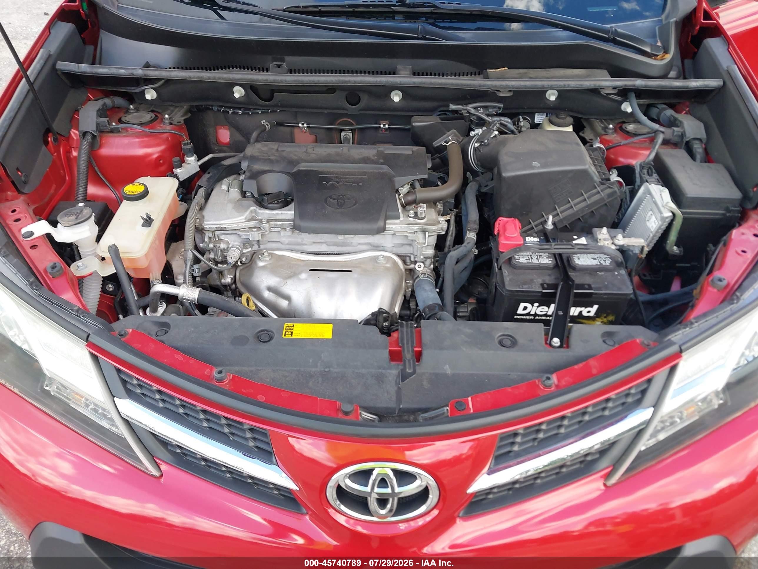 2015 Toyota Rav4 Limited Red vin: 2T3YFREVXFW165987