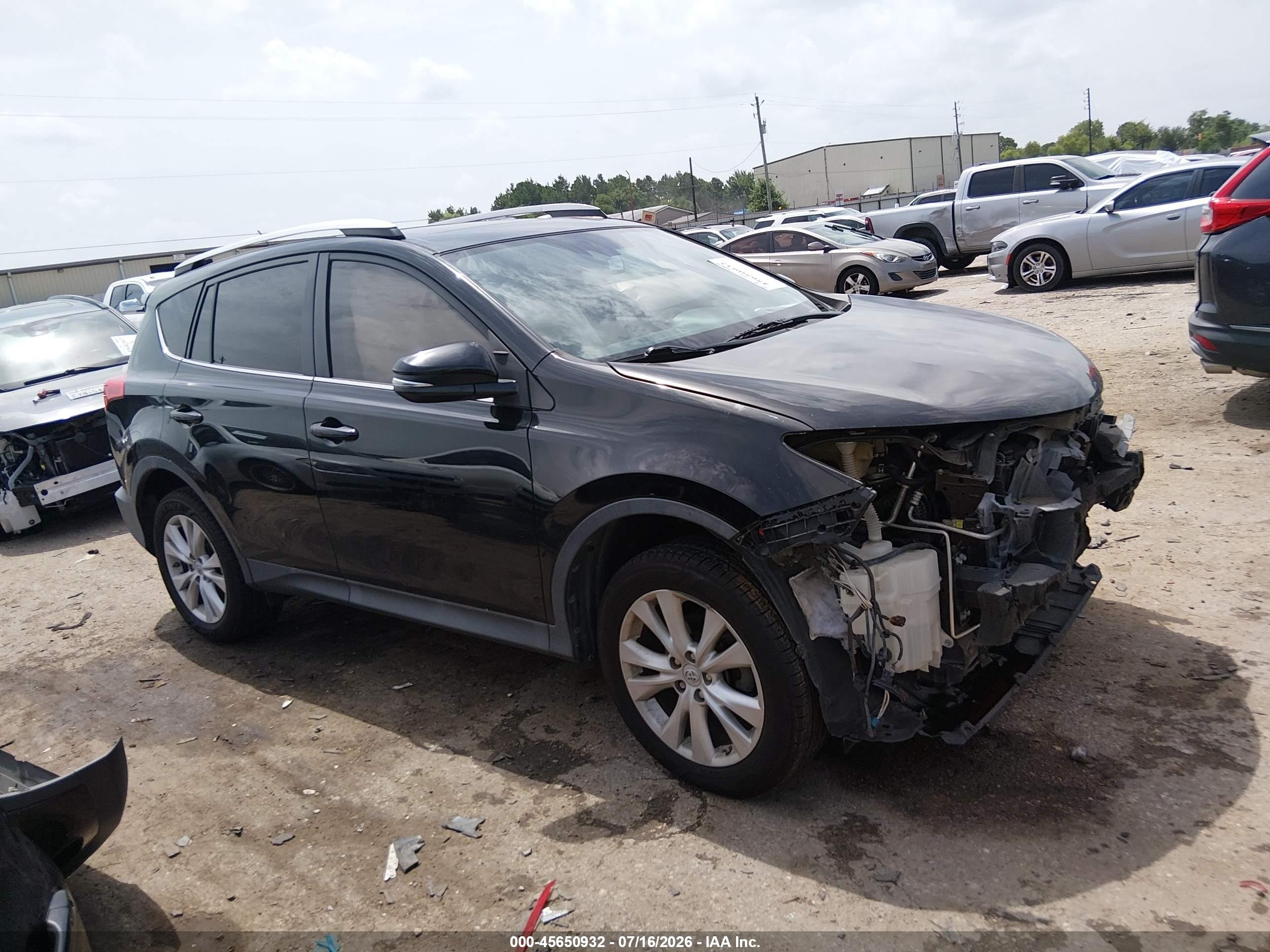 2015 Toyota Rav4 Limited Black vin: 2T3YFREVXFW183812