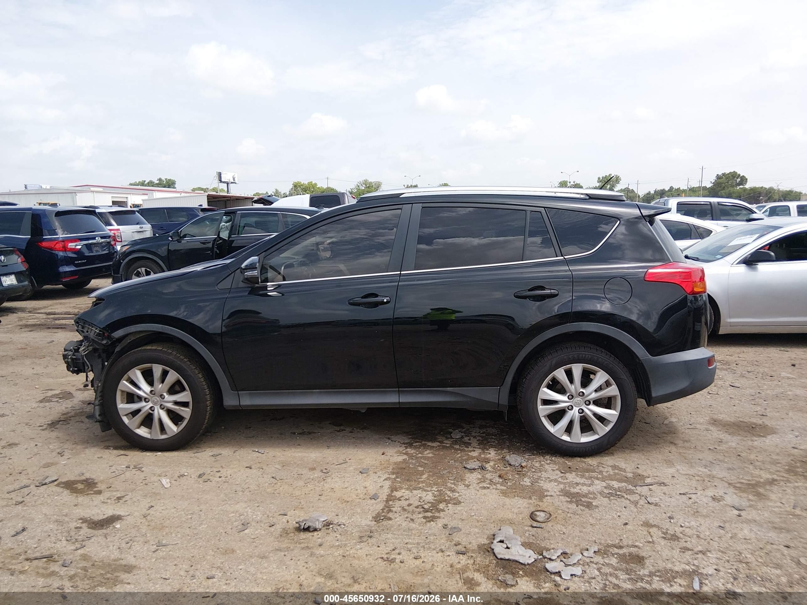 2015 Toyota Rav4 Limited Black vin: 2T3YFREVXFW183812