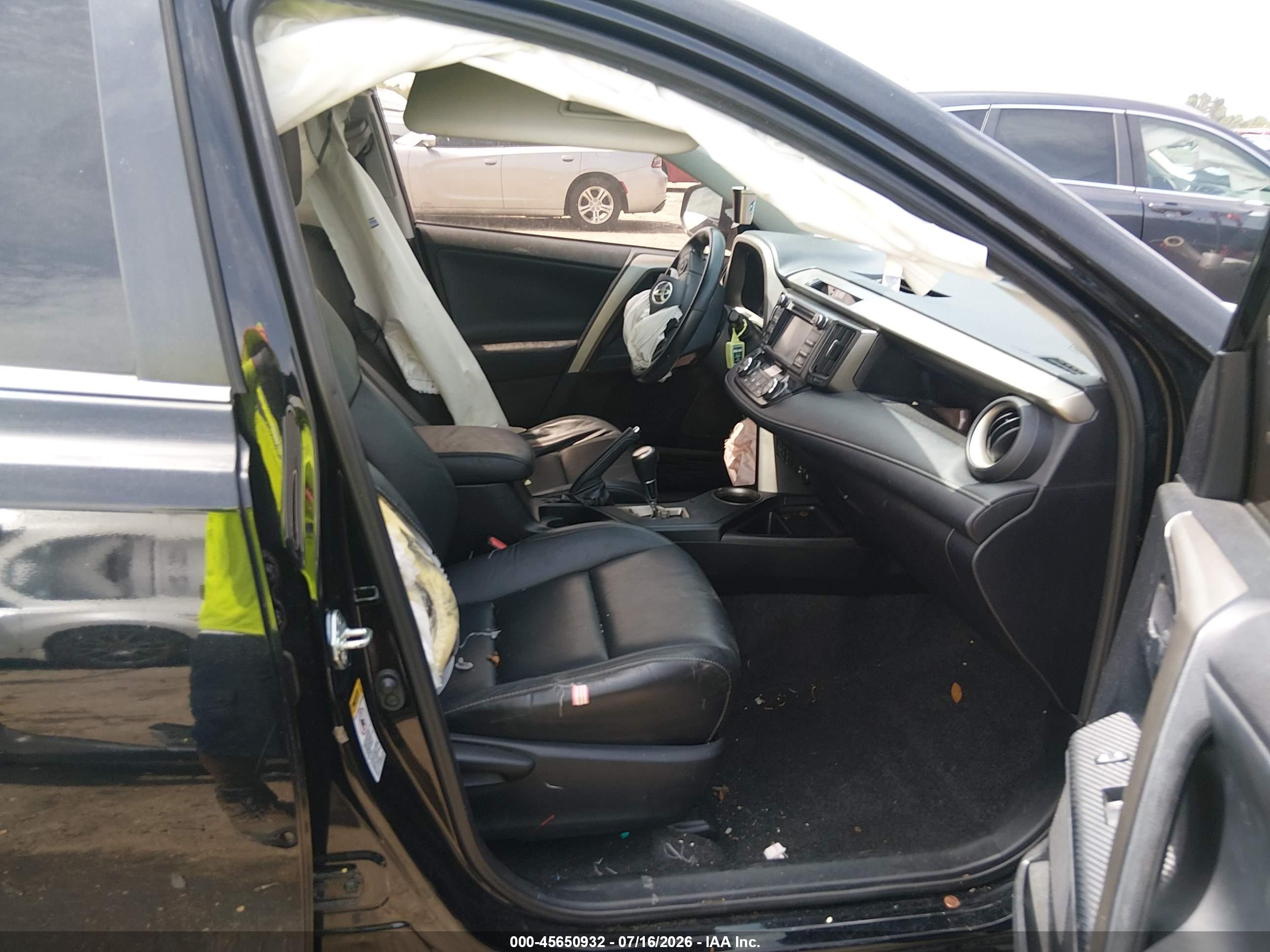 2015 Toyota Rav4 Limited Black vin: 2T3YFREVXFW183812