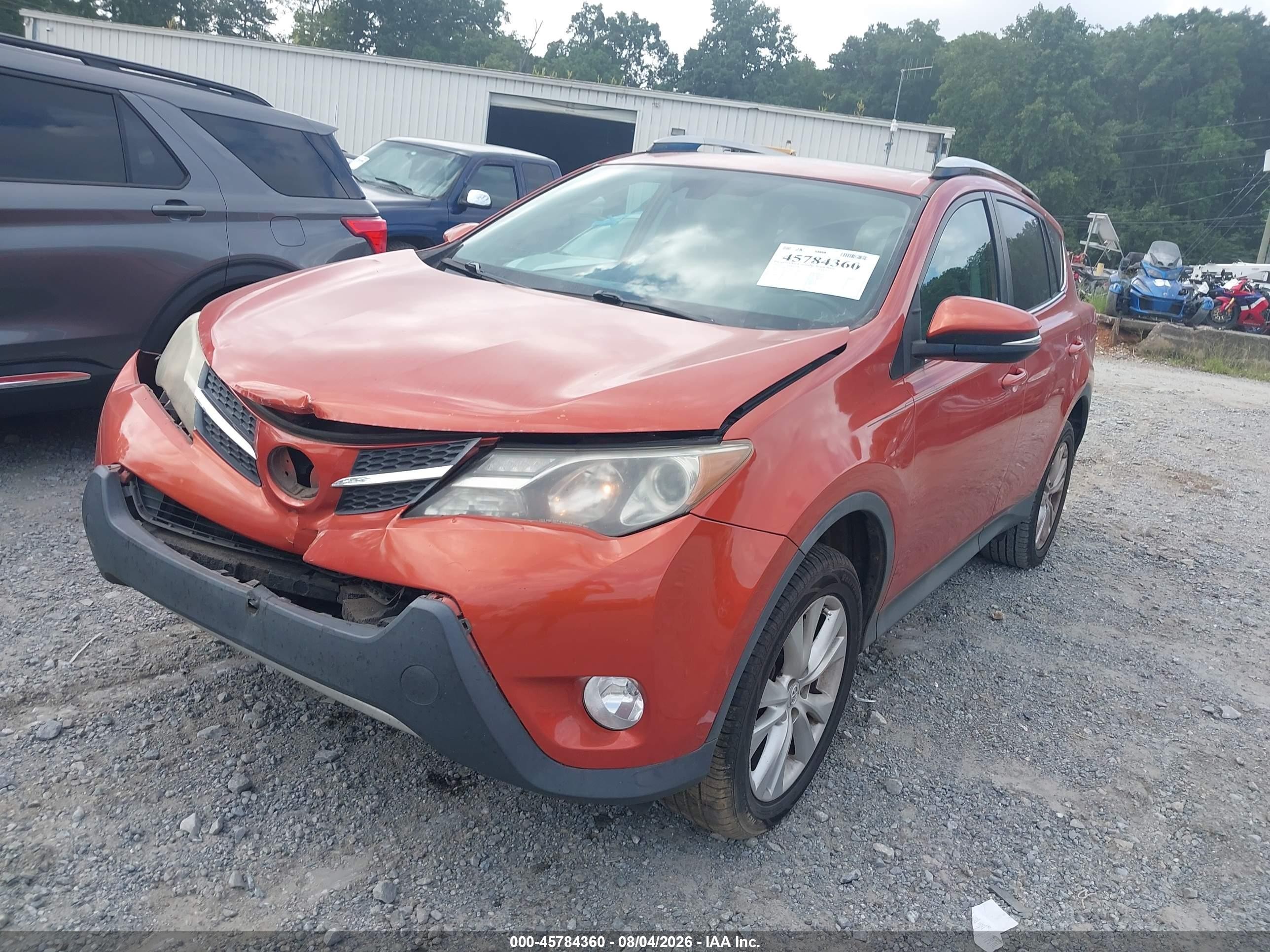 2015 Toyota Rav4 Limited Orange vin: 2T3YFREVXFW219787
