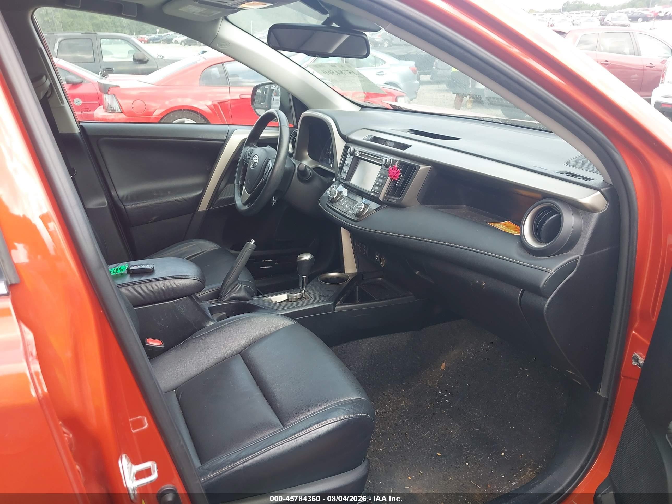 2015 Toyota Rav4 Limited Orange vin: 2T3YFREVXFW219787