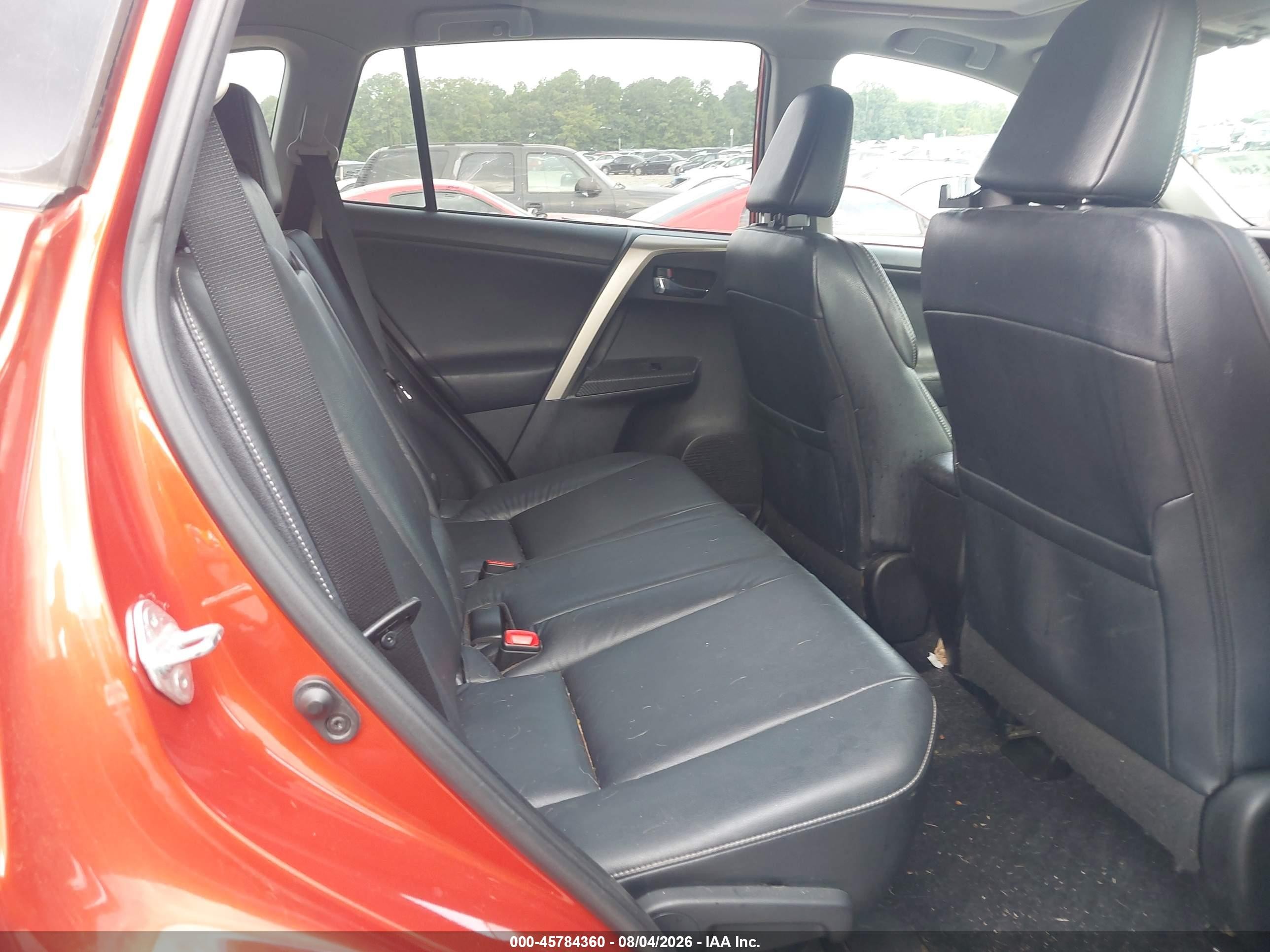 2015 Toyota Rav4 Limited Orange vin: 2T3YFREVXFW219787
