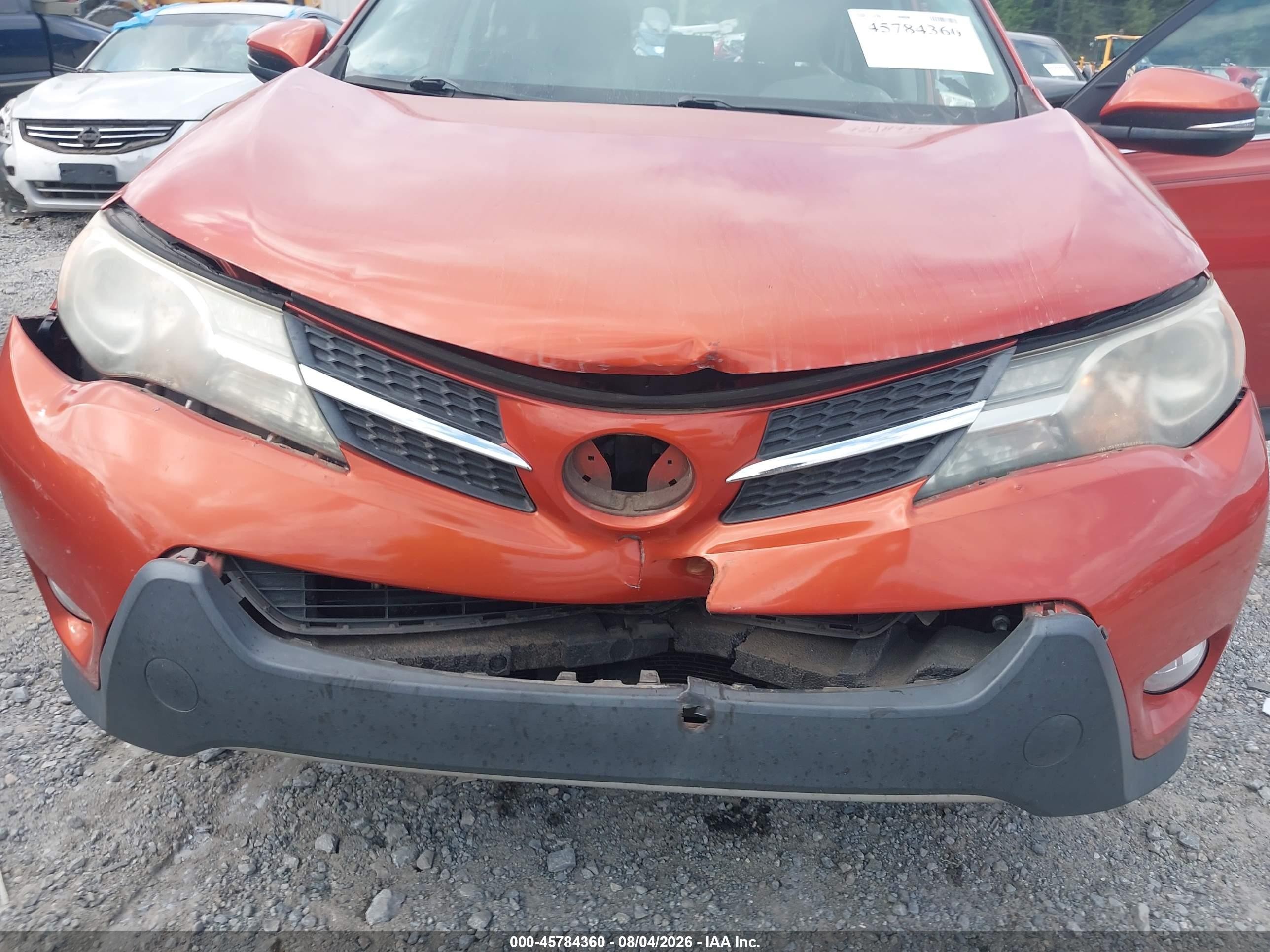 2015 Toyota Rav4 Limited Orange vin: 2T3YFREVXFW219787
