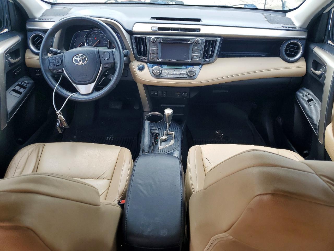 2015 Toyota Rav4 Limited White vin: 2T3YFREVXFW231583