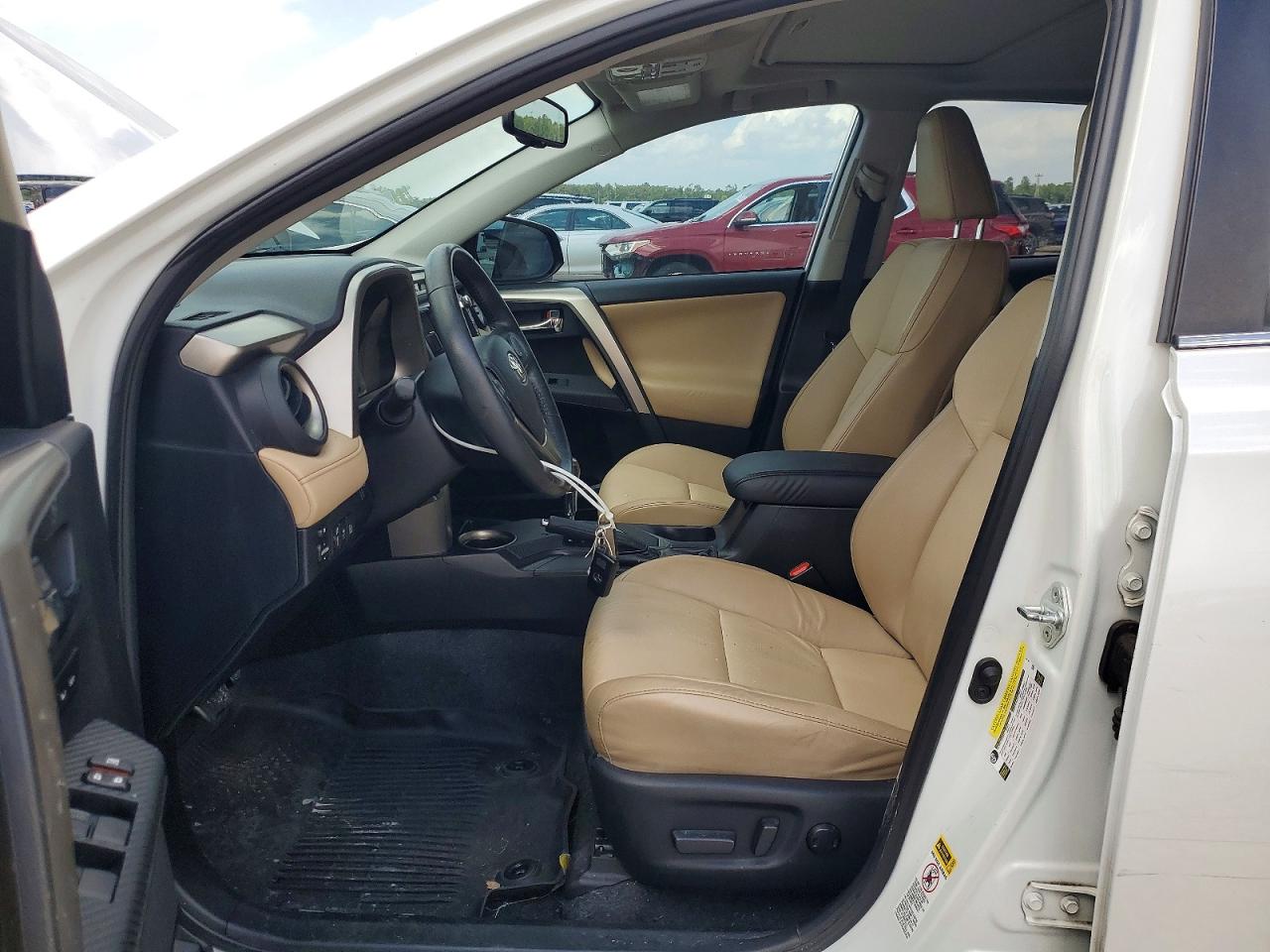 2015 Toyota Rav4 Limited White vin: 2T3YFREVXFW231583