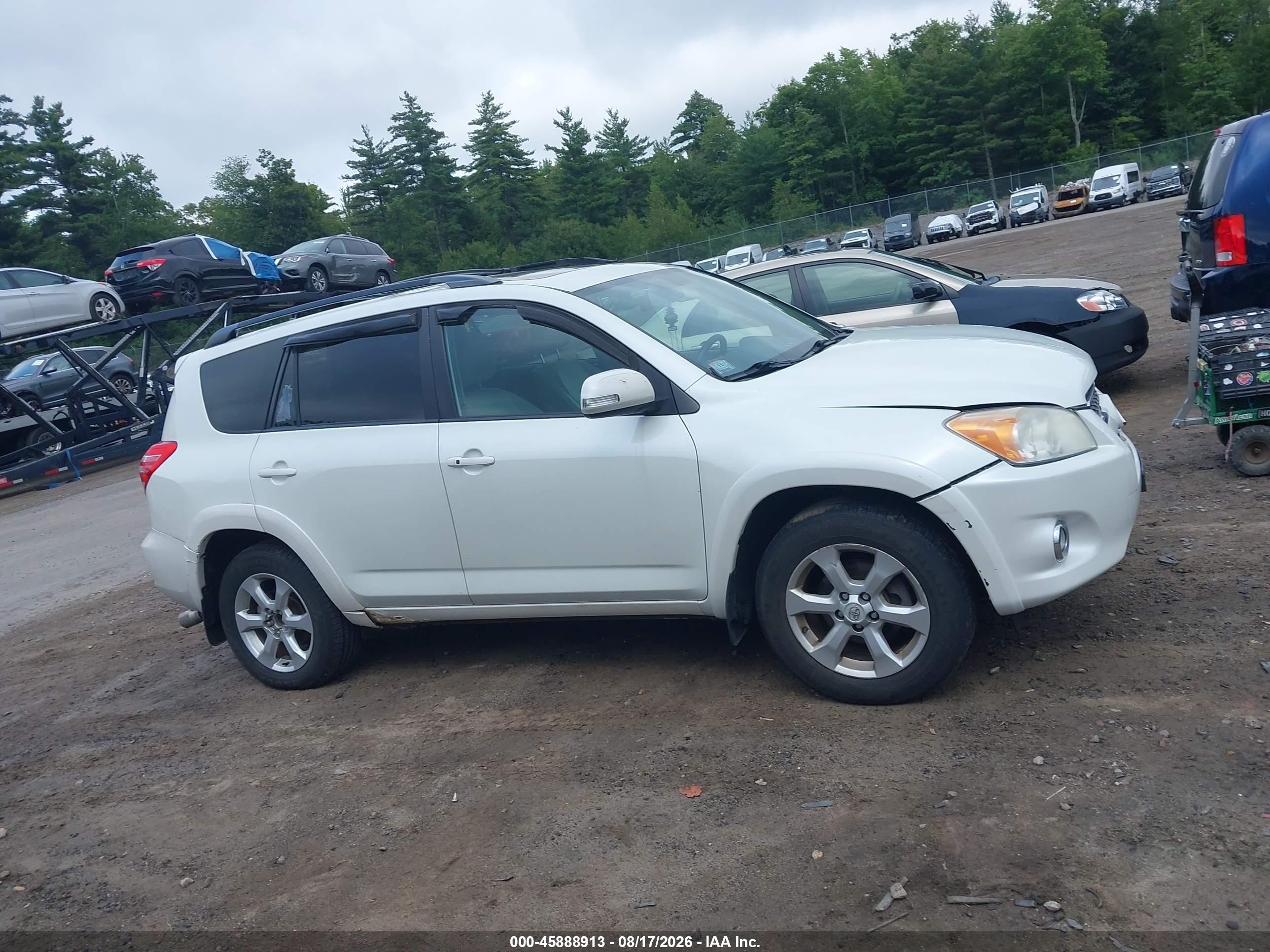 2010 Toyota Rav4 Limited V6 White vin: 2T3YK4DV0AW006484