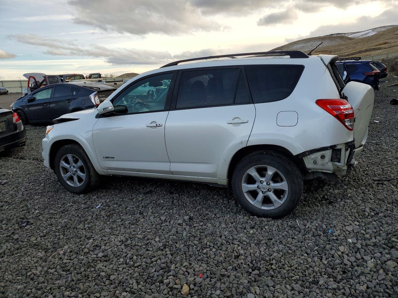 2011 Toyota Rav4 Limited White vin: 2T3YK4DV0BW012173