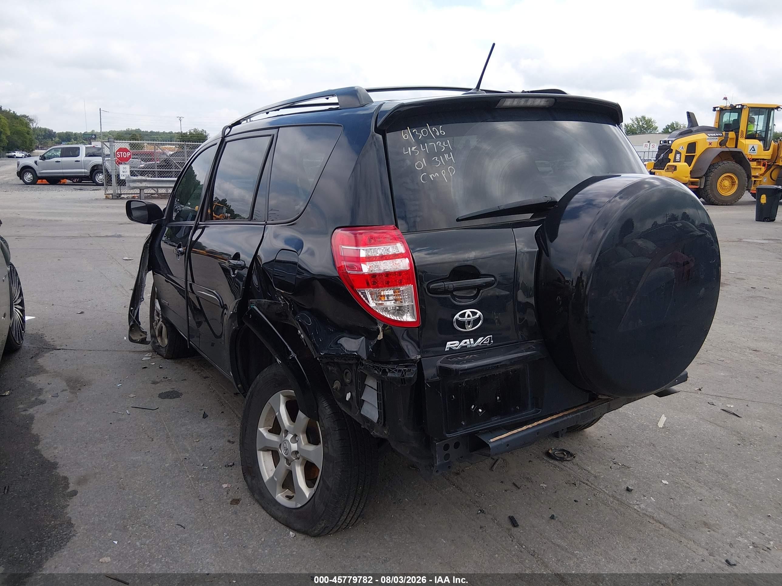 2011 Toyota Rav4 Limited V6 Black vin: 2T3YK4DV0BW013114