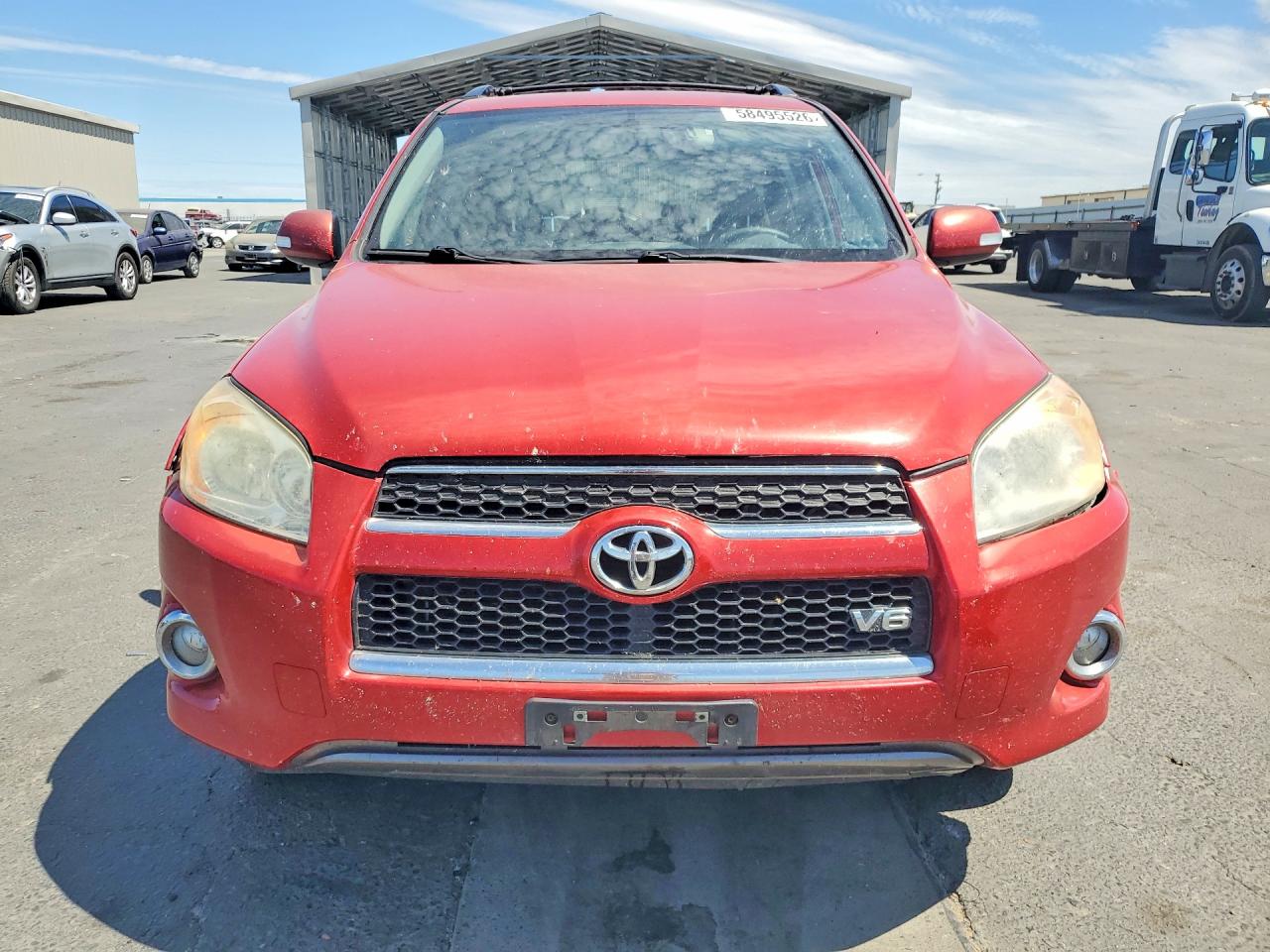 2010 Toyota Rav4 Limited Red vin: 2T3YK4DV1AW005554