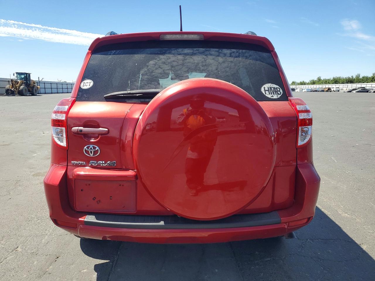2010 Toyota Rav4 Limited Red vin: 2T3YK4DV1AW005554