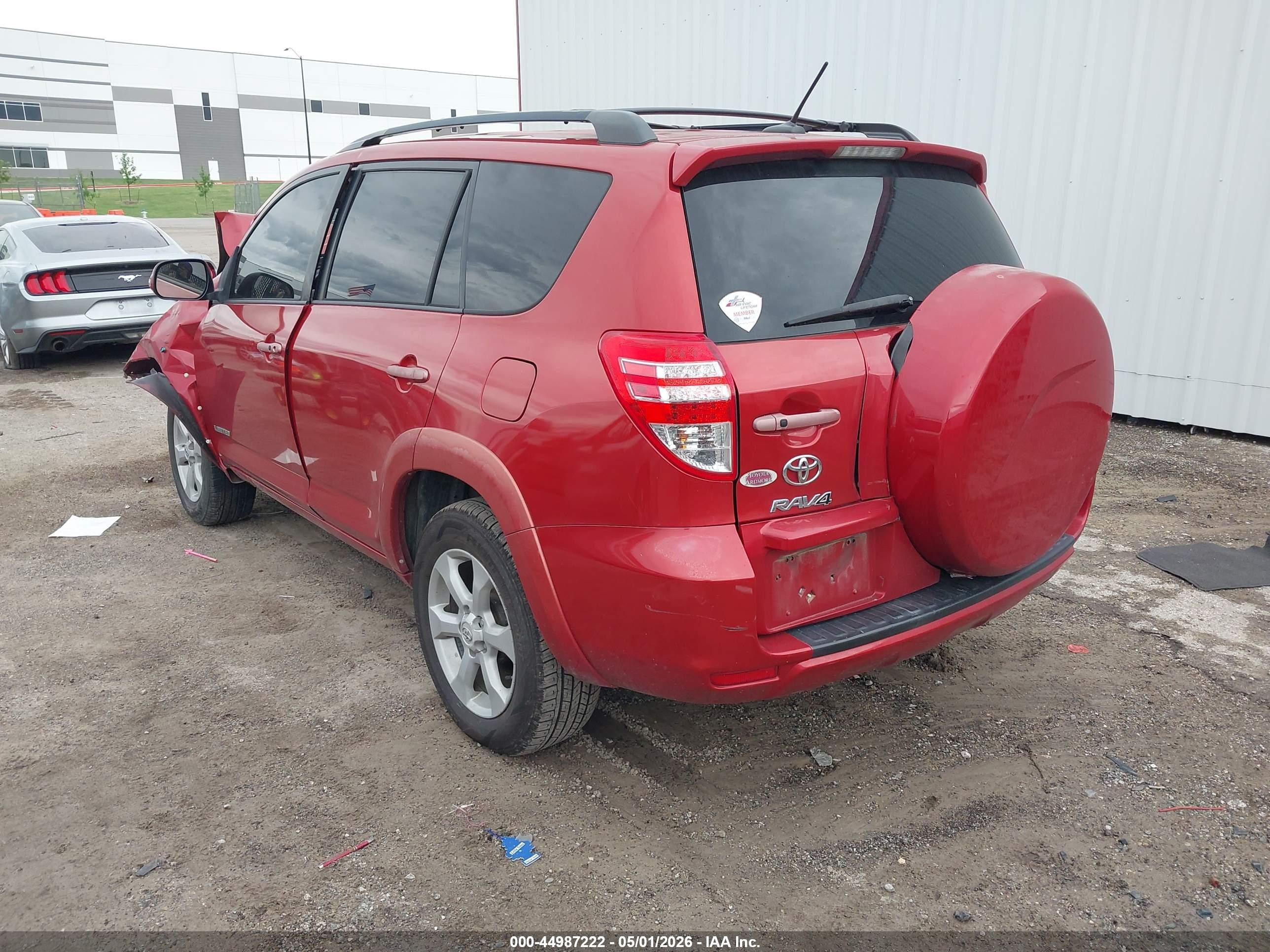 2012 Toyota Rav4 Limited V6 Red vin: 2T3YK4DV1CW015679