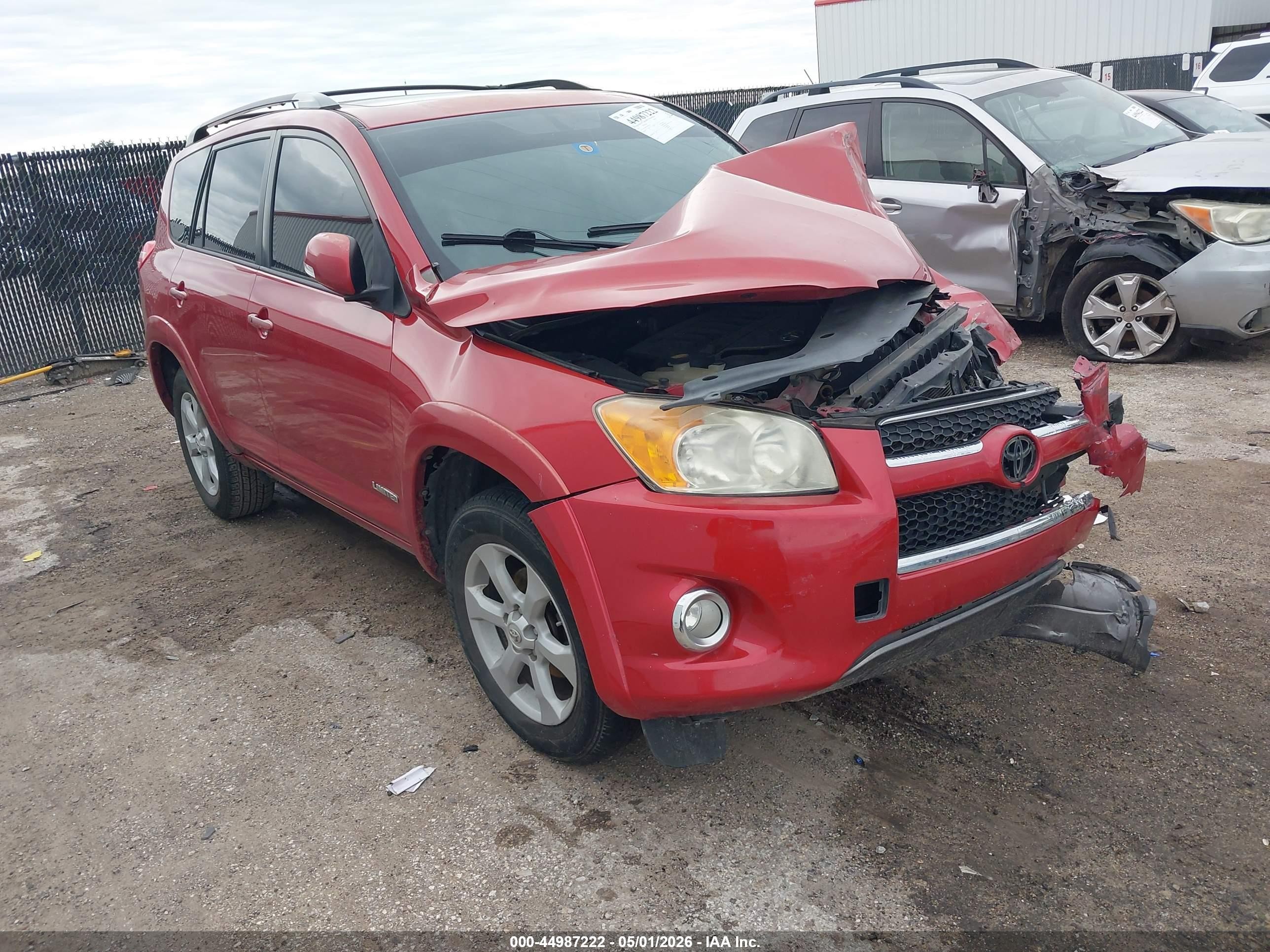 2012 Toyota Rav4 Limited V6 Red vin: 2T3YK4DV1CW015679