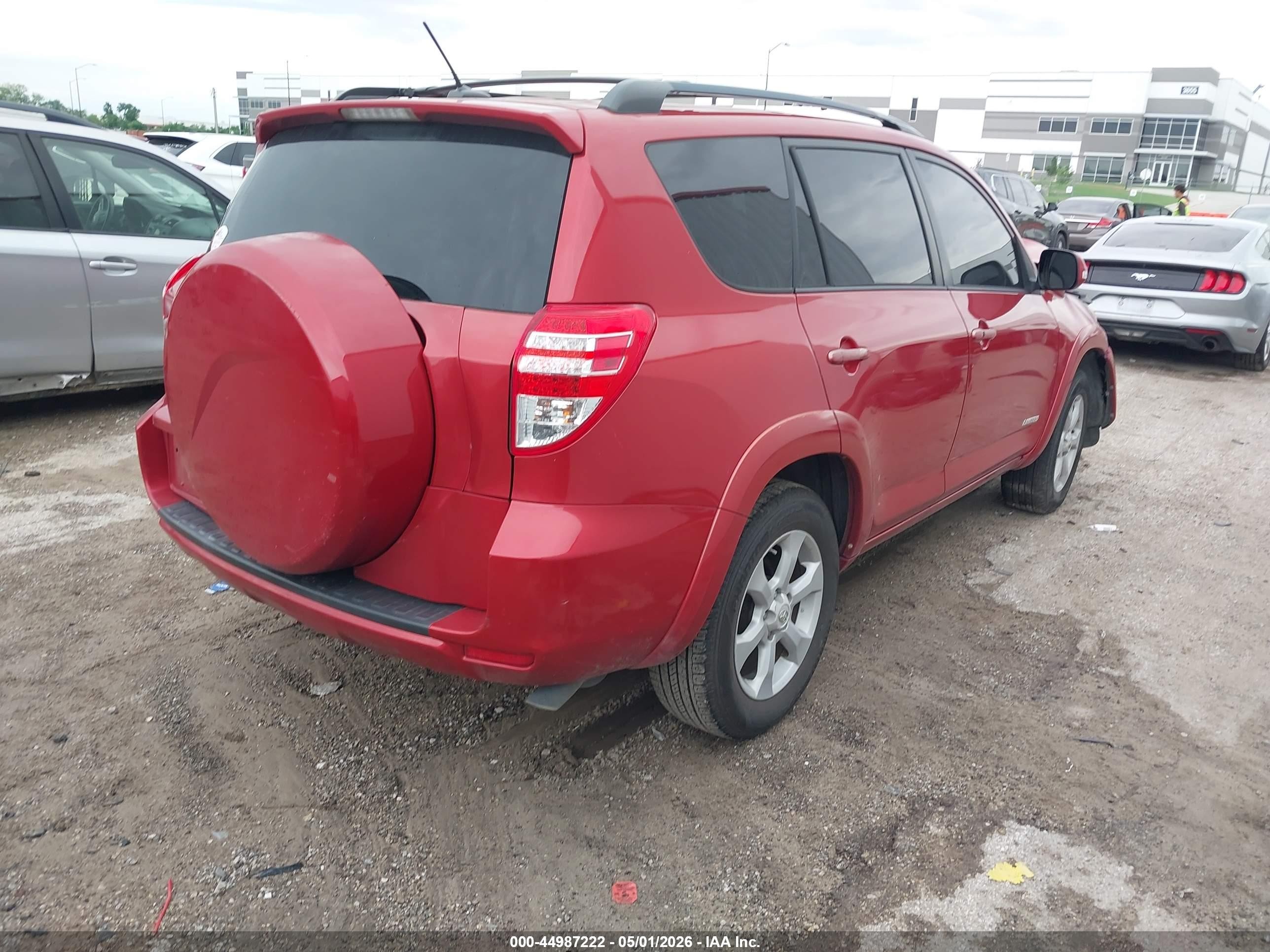 2012 Toyota Rav4 Limited V6 Red vin: 2T3YK4DV1CW015679