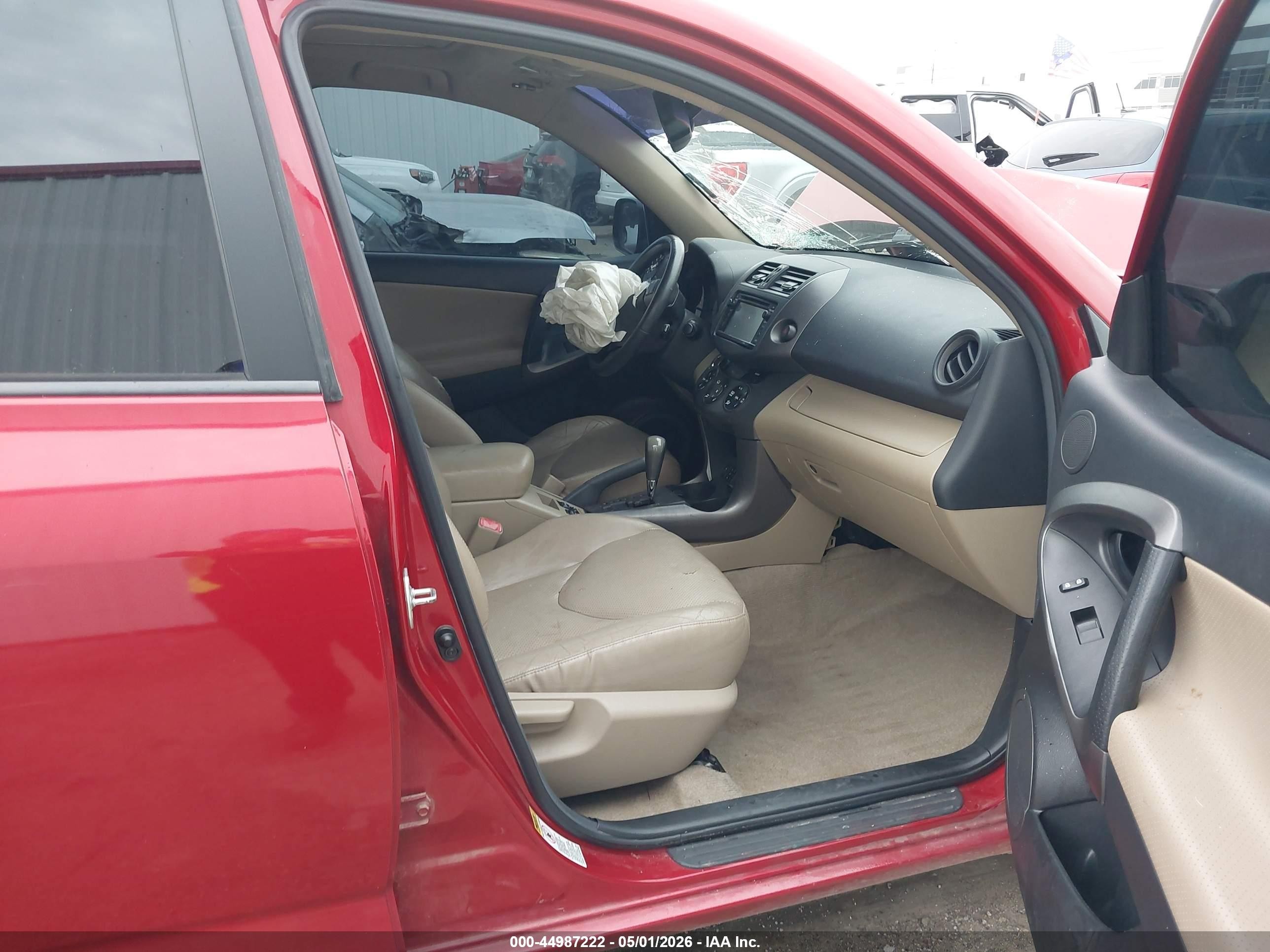 2012 Toyota Rav4 Limited V6 Red vin: 2T3YK4DV1CW015679
