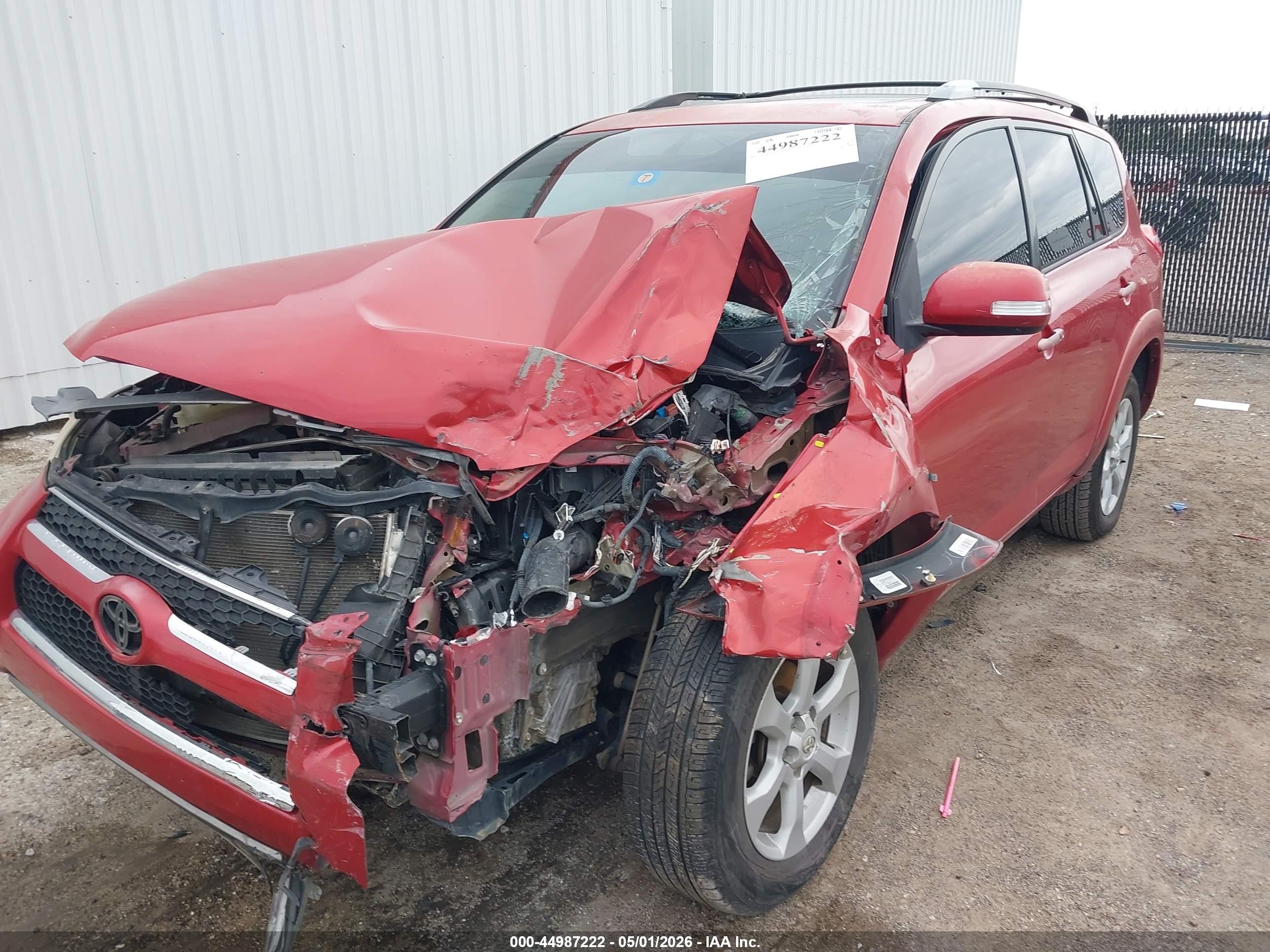 2012 Toyota Rav4 Limited V6 Red vin: 2T3YK4DV1CW015679