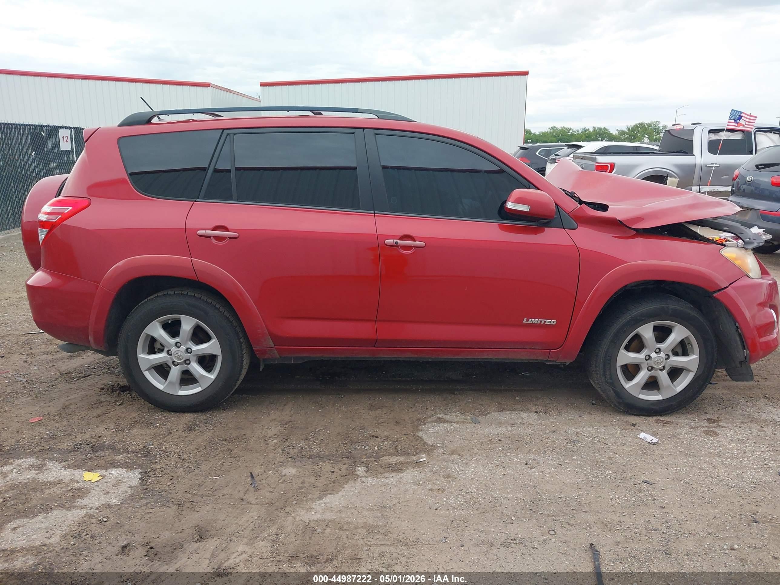 2012 Toyota Rav4 Limited V6 Red vin: 2T3YK4DV1CW015679