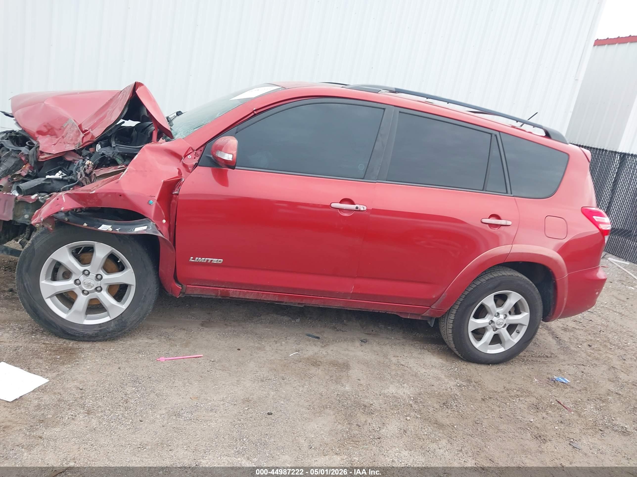 2012 Toyota Rav4 Limited V6 Red vin: 2T3YK4DV1CW015679
