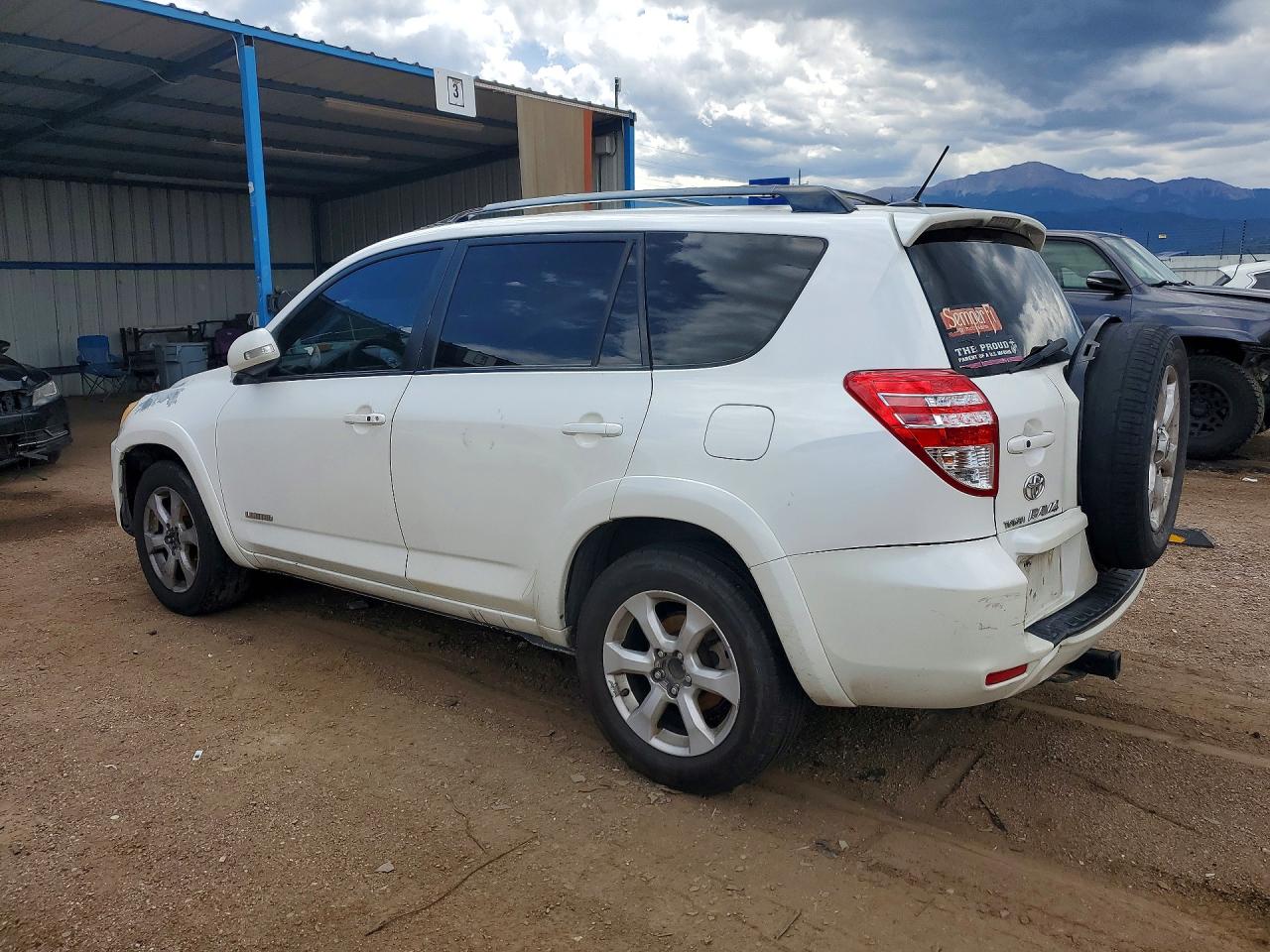 2010 Toyota Rav4 Limited White vin: 2T3YK4DV2AW005207