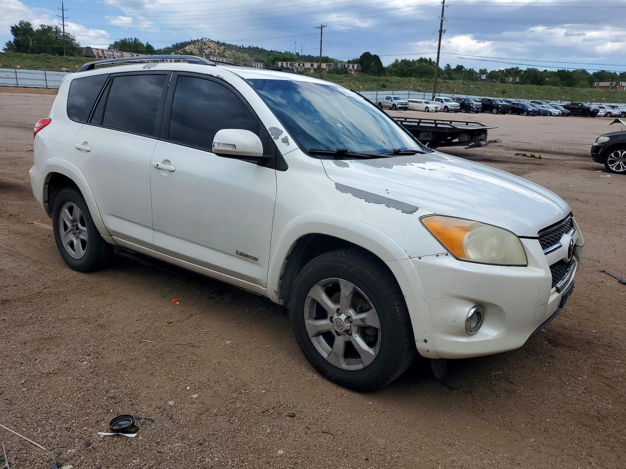 2010 Toyota Rav4 Limited White vin: 2T3YK4DV2AW005207