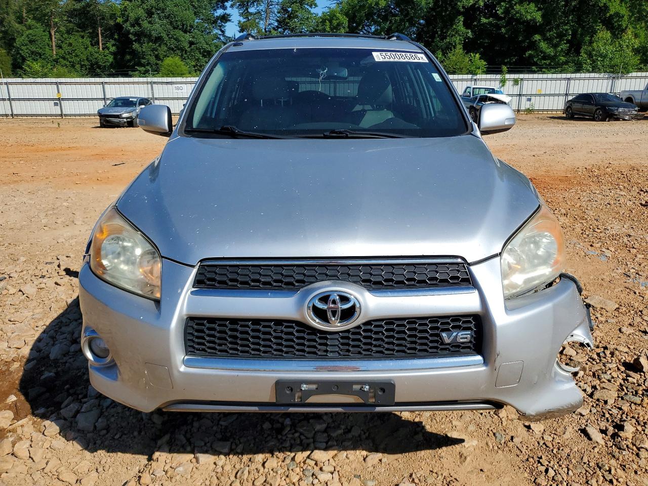 2010 Toyota Rav4 Limited Silver vin: 2T3YK4DV2AW006387