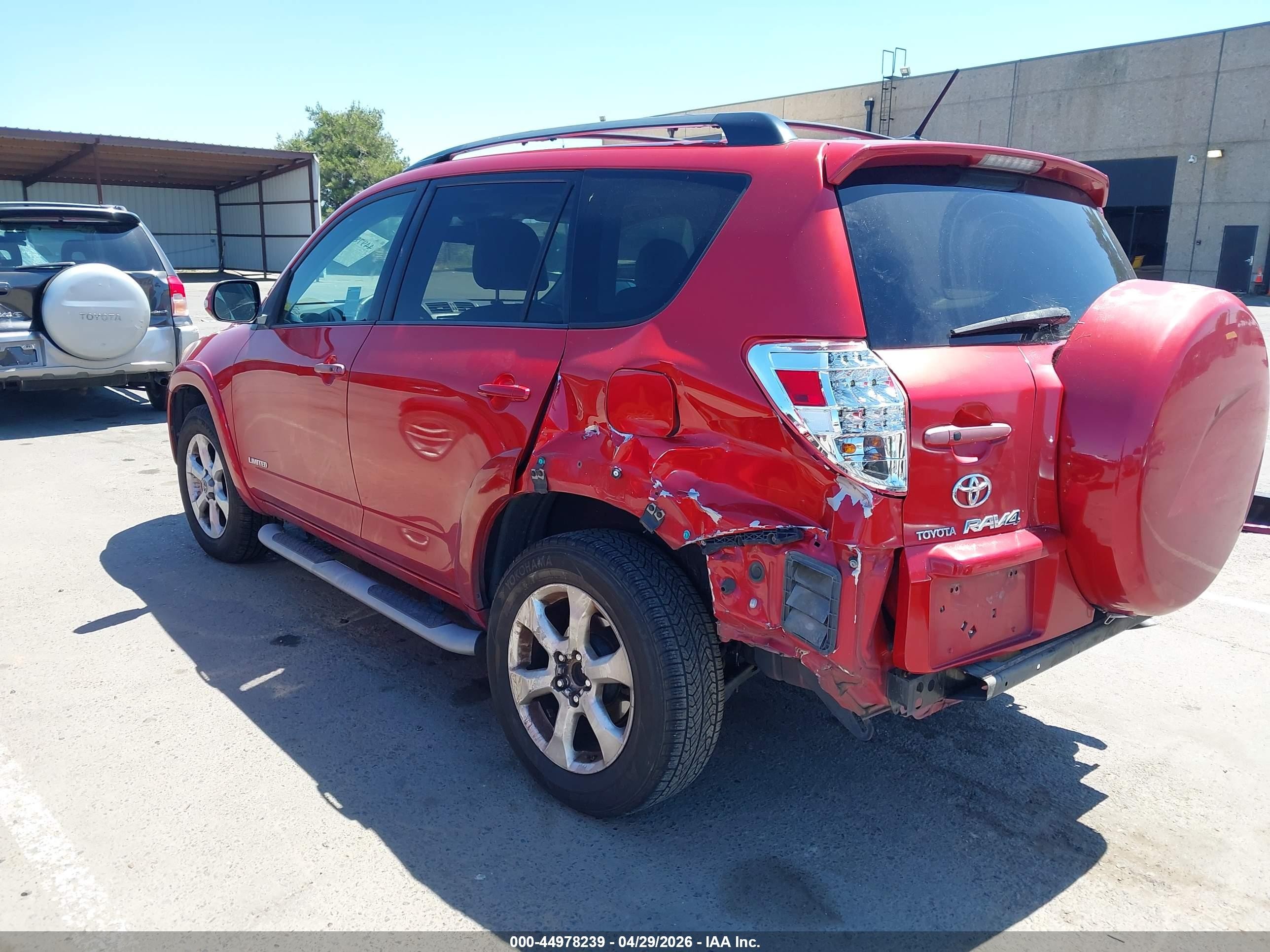 2010 Toyota Rav4 Limited V6 Red vin: 2T3YK4DV2AW008804
