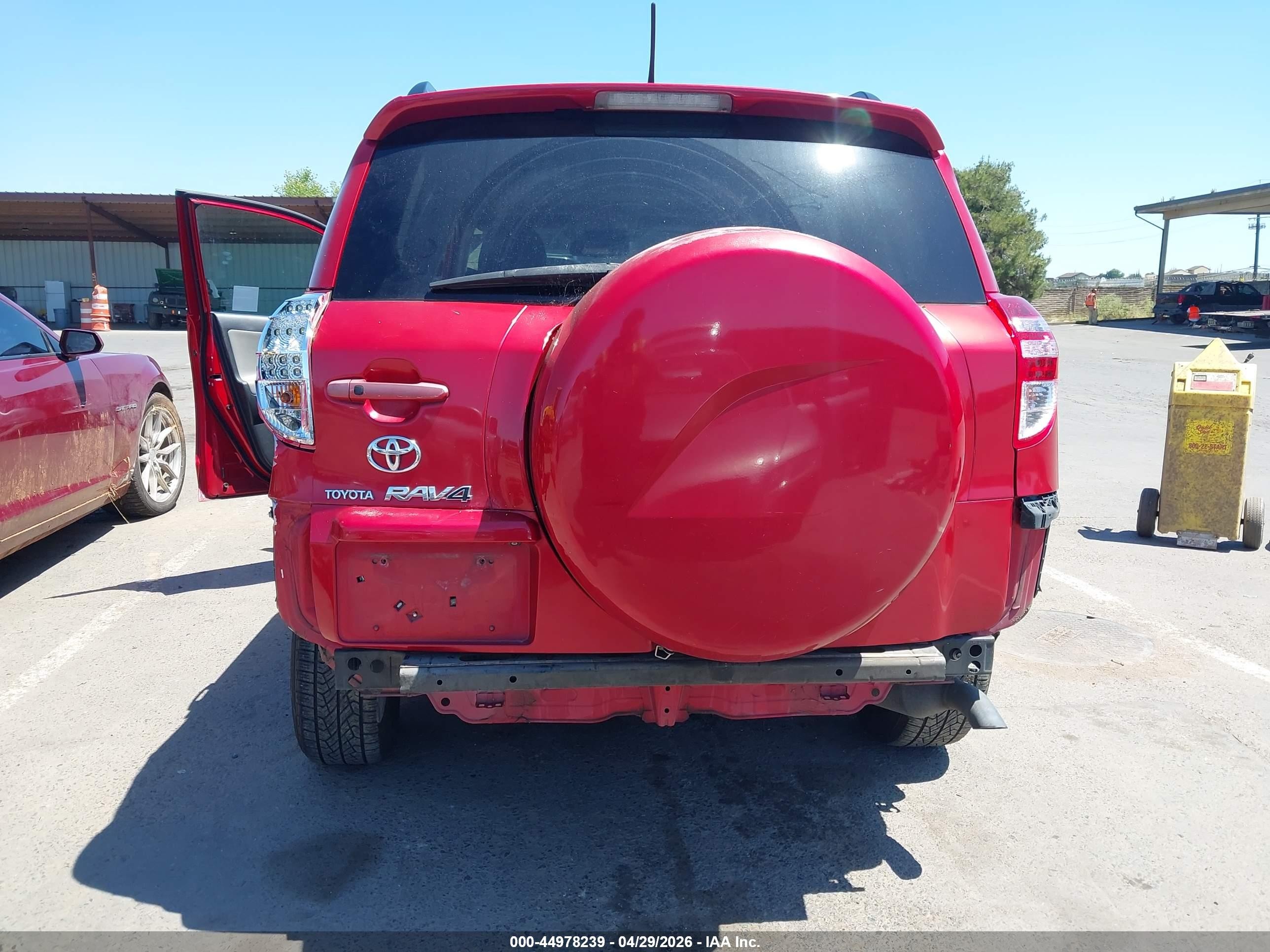 2010 Toyota Rav4 Limited V6 Red vin: 2T3YK4DV2AW008804