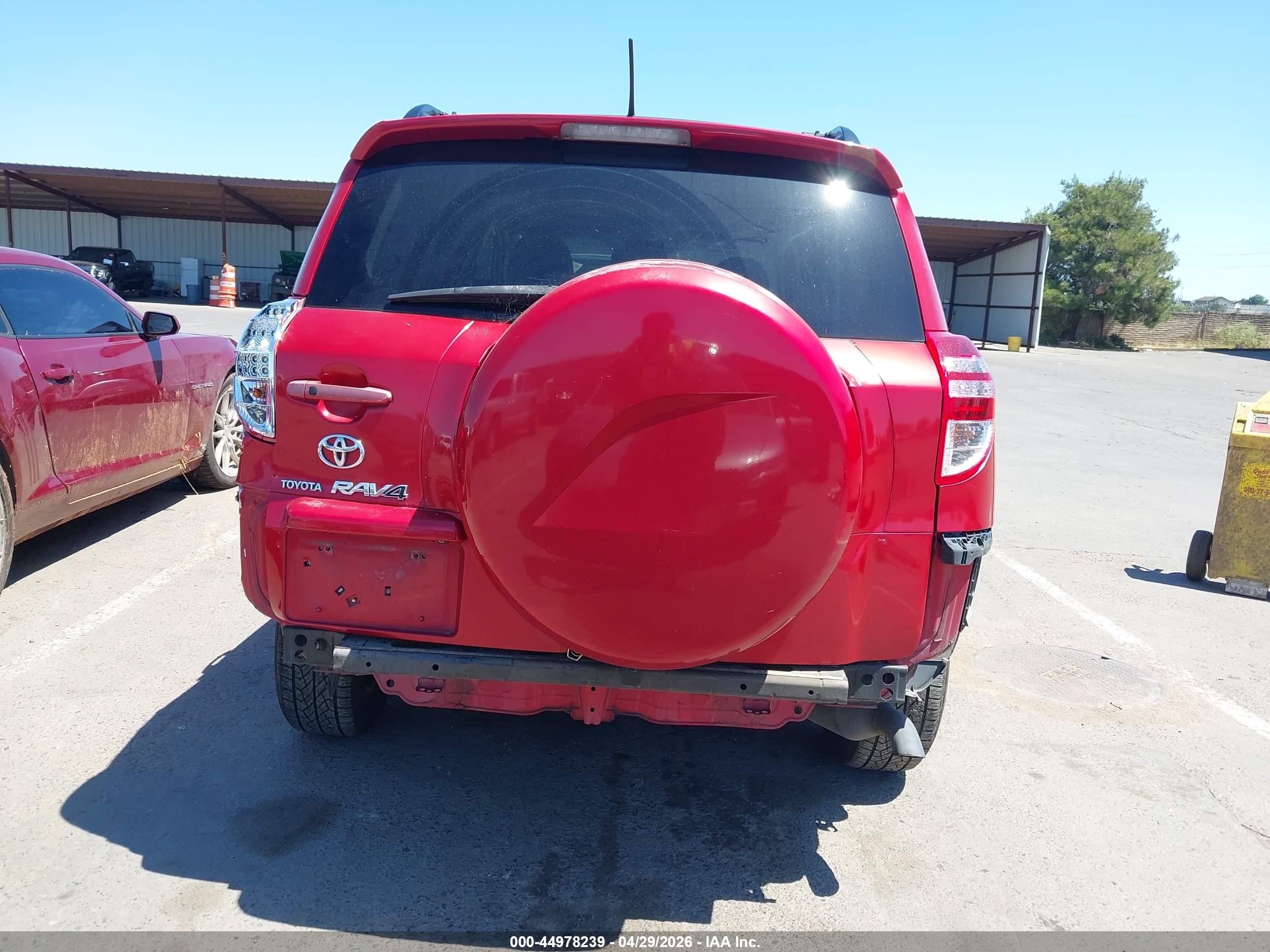 2010 Toyota Rav4 Limited V6 Red vin: 2T3YK4DV2AW008804