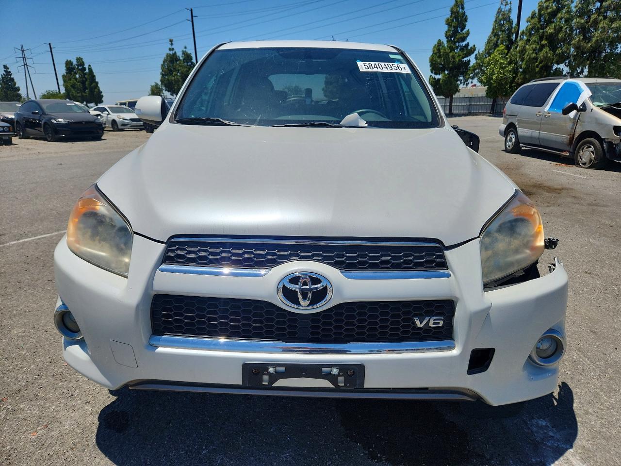 2010 Toyota Rav4 Limited White vin: 2T3YK4DV2AW008835