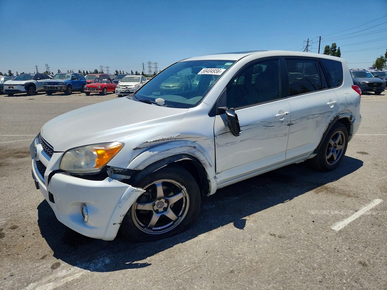 2010 Toyota Rav4 Limited White vin: 2T3YK4DV2AW008835