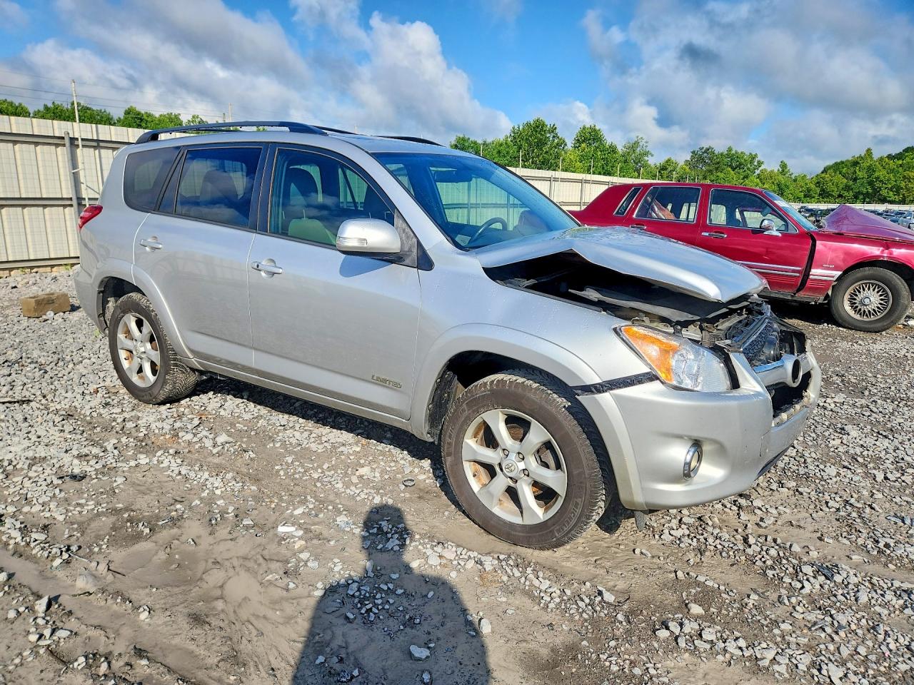 2012 Toyota Rav4 Limited Silver vin: 2T3YK4DV2CW017652