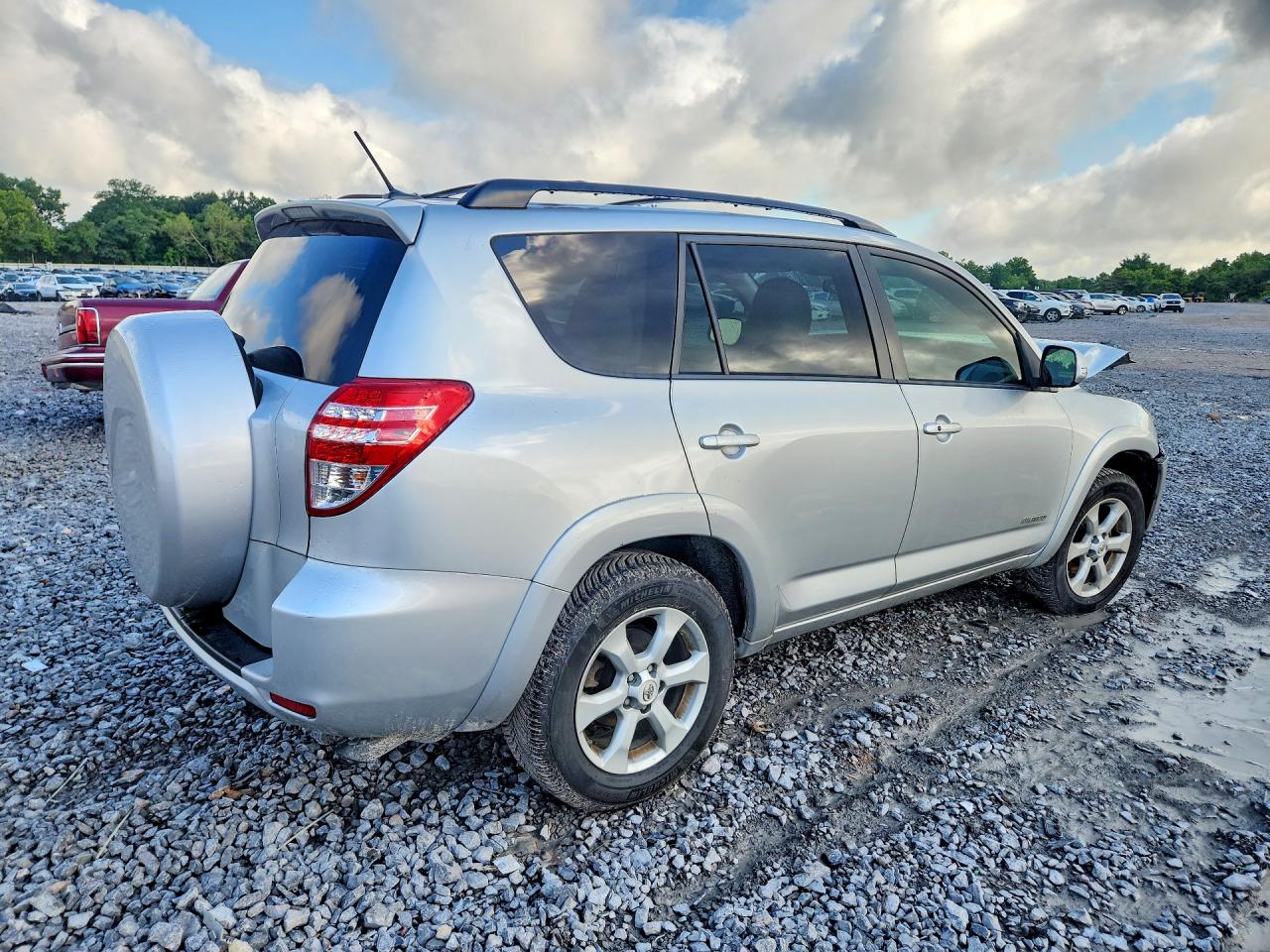 2012 Toyota Rav4 Limited Silver vin: 2T3YK4DV2CW017652