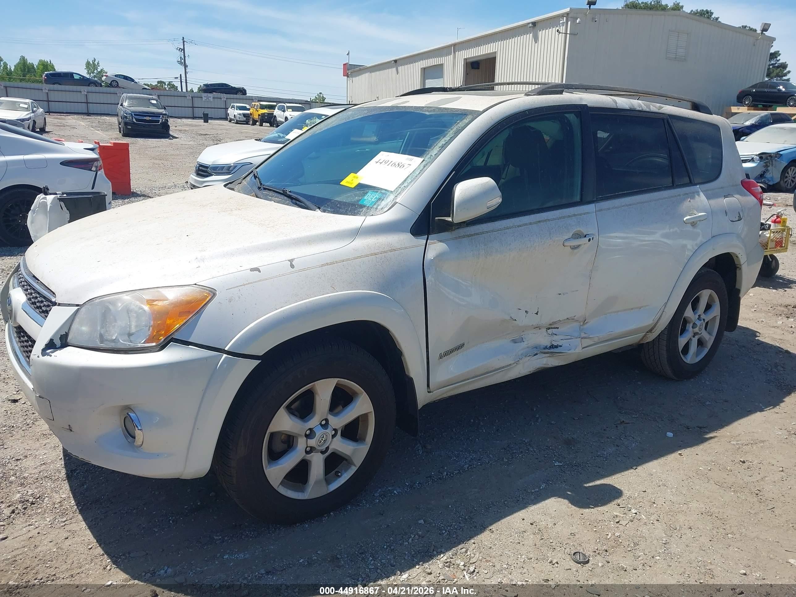 2012 Toyota Rav4 Limited V6 White vin: 2T3YK4DV2CW018090