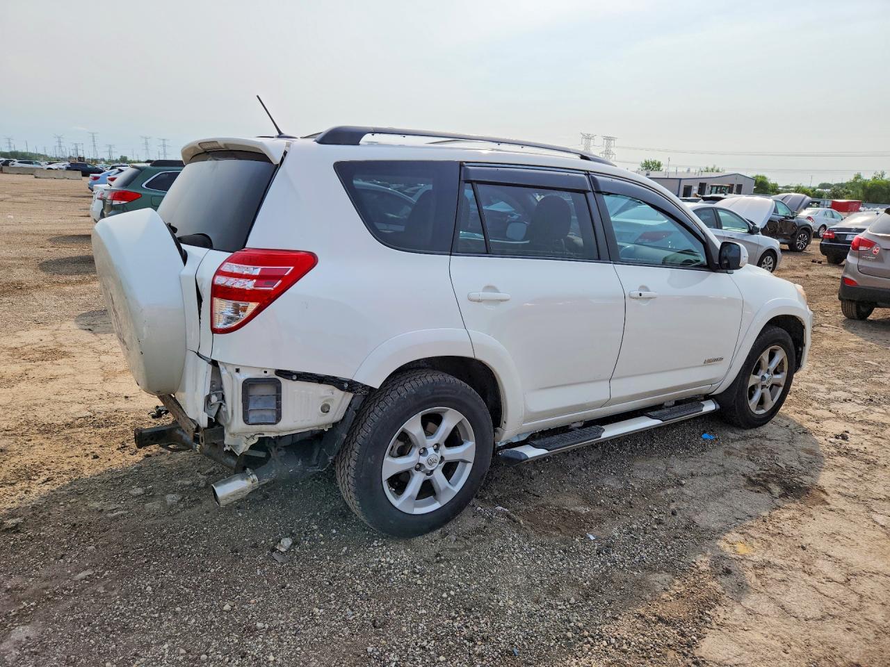 2012 Toyota Rav4 Limited White vin: 2T3YK4DV3CW015120
