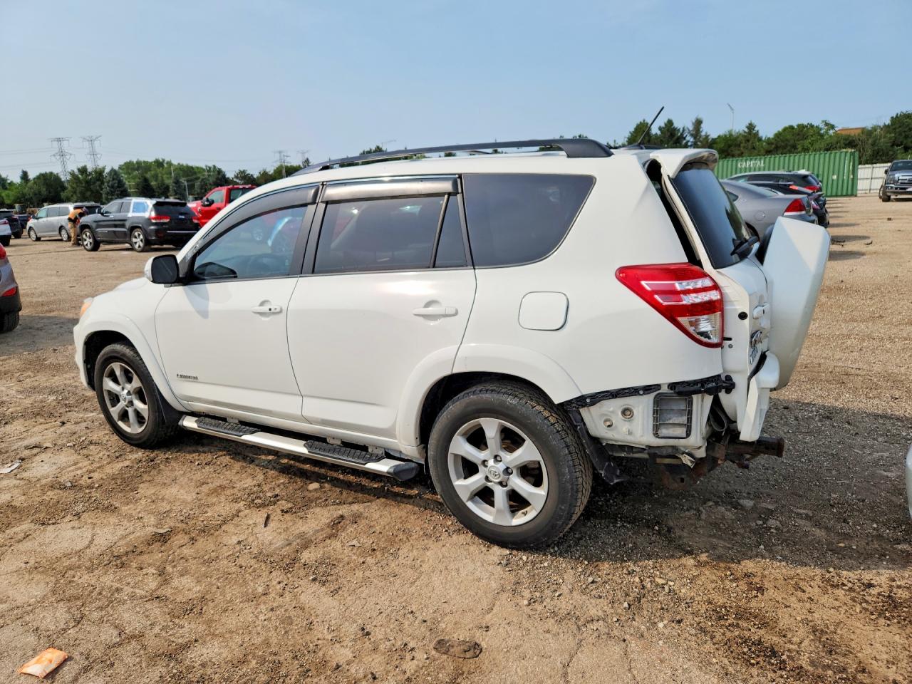 2012 Toyota Rav4 Limited White vin: 2T3YK4DV3CW015120