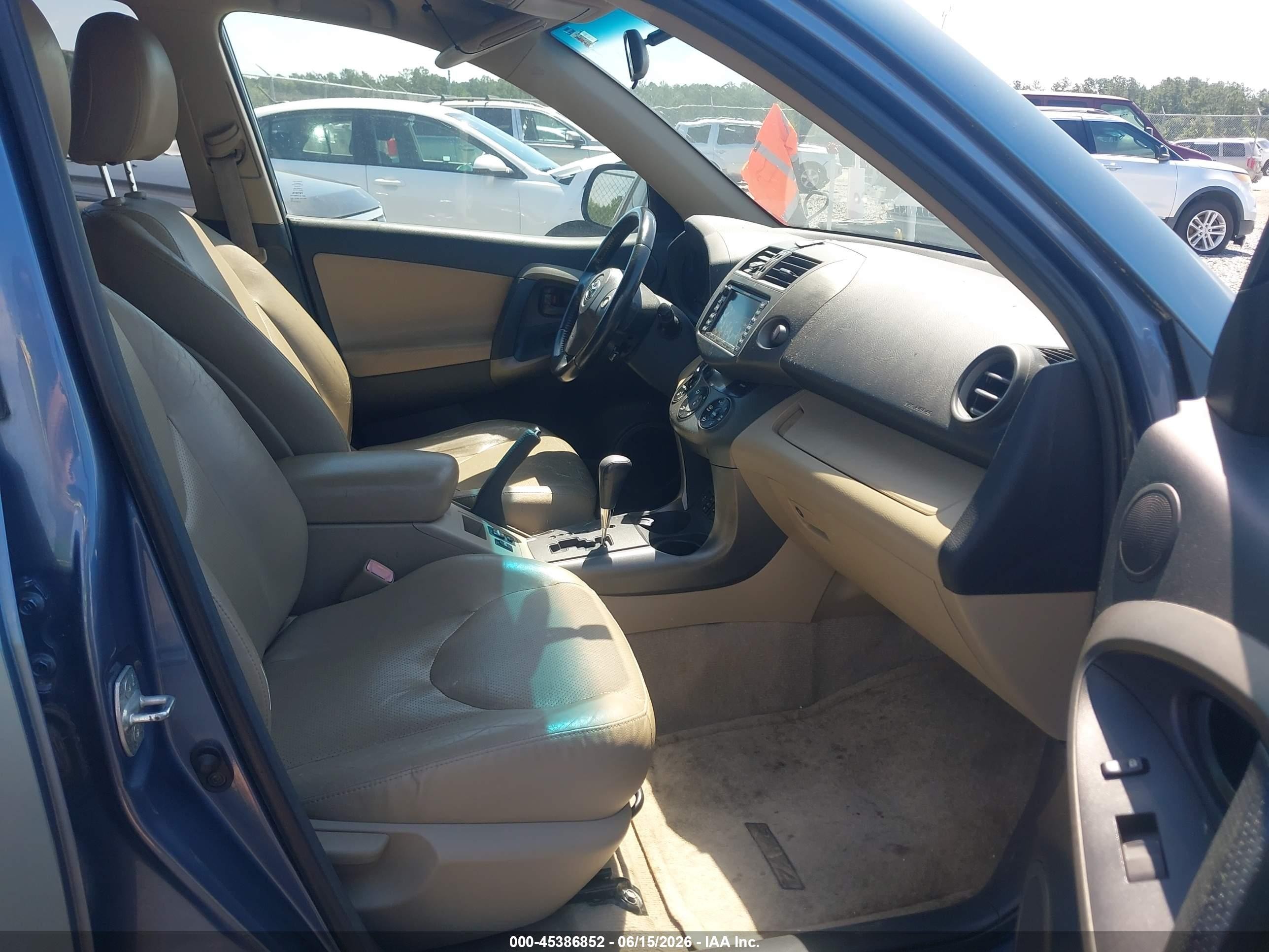 2011 Toyota Rav4 Limited V6 Light Blue vin: 2T3YK4DV4BW010815