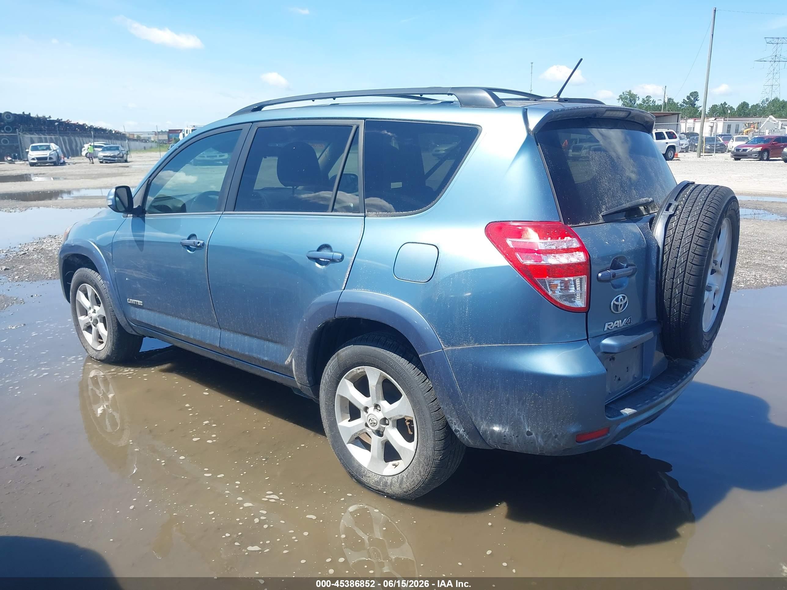2011 Toyota Rav4 Limited V6 Light Blue vin: 2T3YK4DV4BW010815